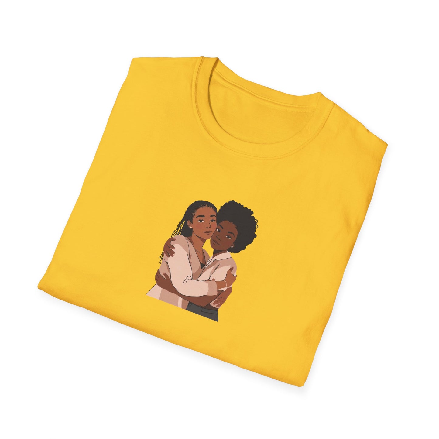Embrace Love Friendship Tees, Black Sisterhood T-shirt