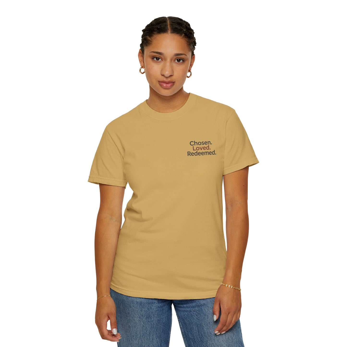 Faith-Inspired Unisex T-Shirt, Chosen Loved Redeemed Shirt