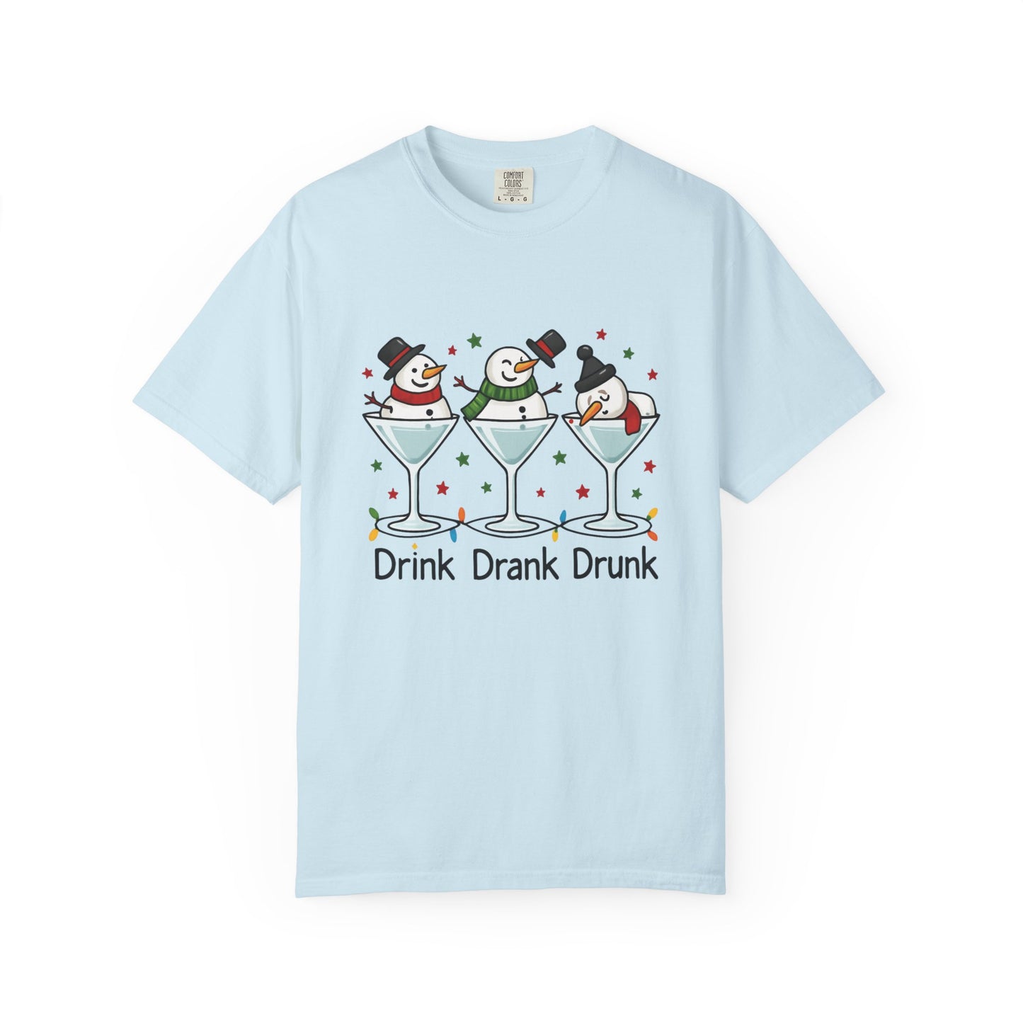 Drink Drank Drunk Holiday T-Shirt