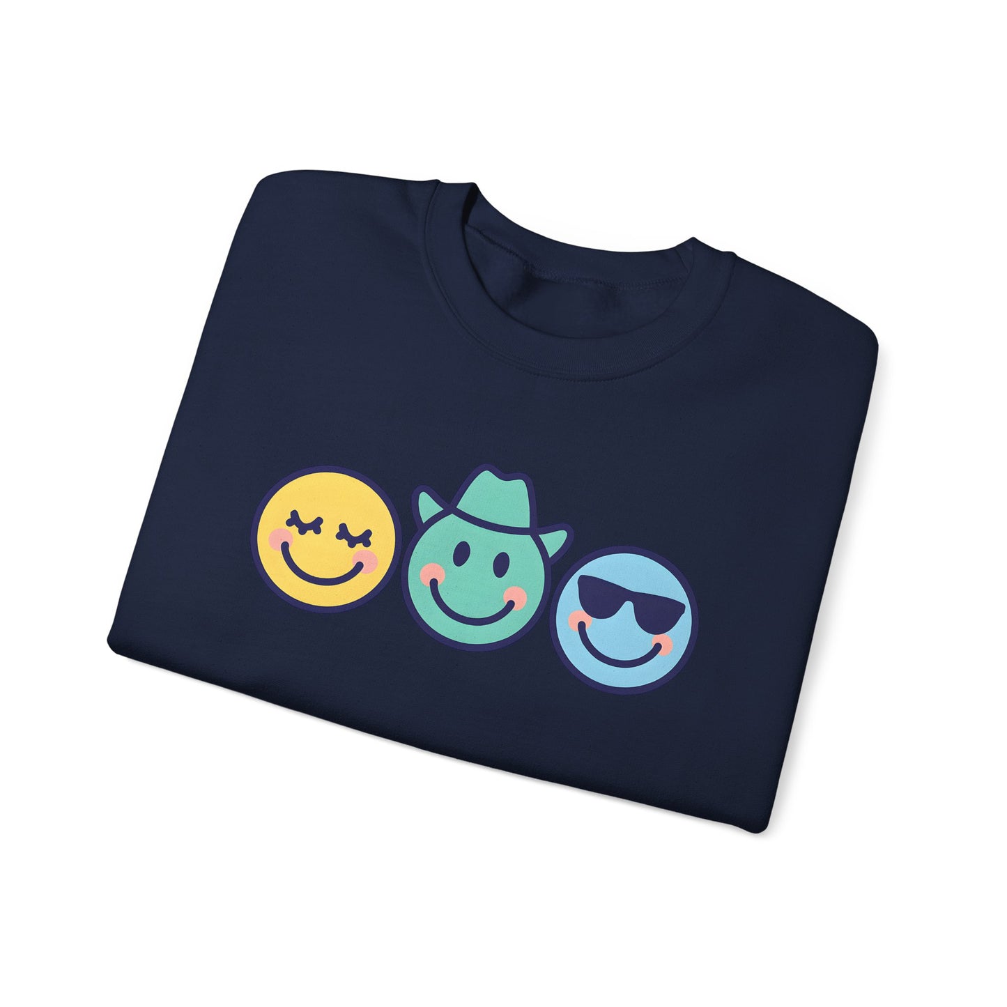 Cheerful Smiley Face Sweatshirt