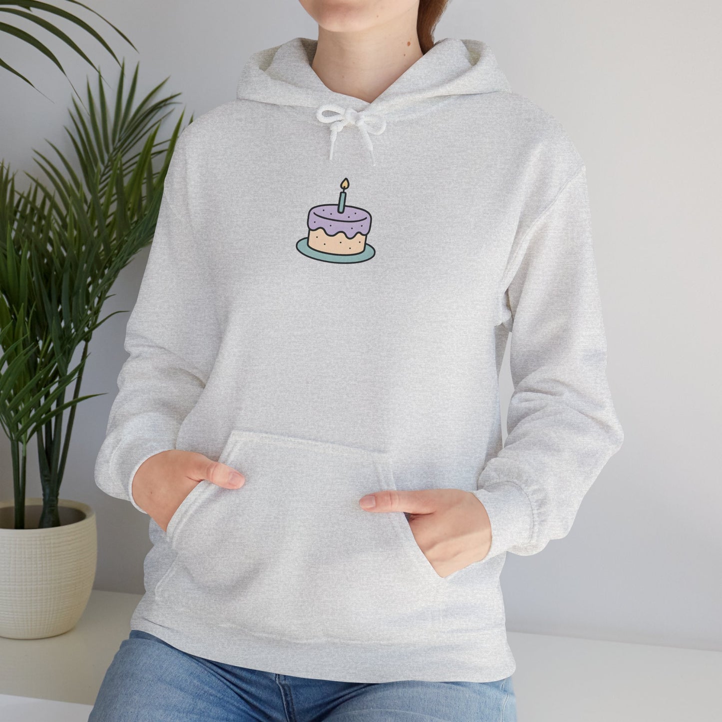 Birthday Cake Hoodie, Cute Gift for Cake Lovers