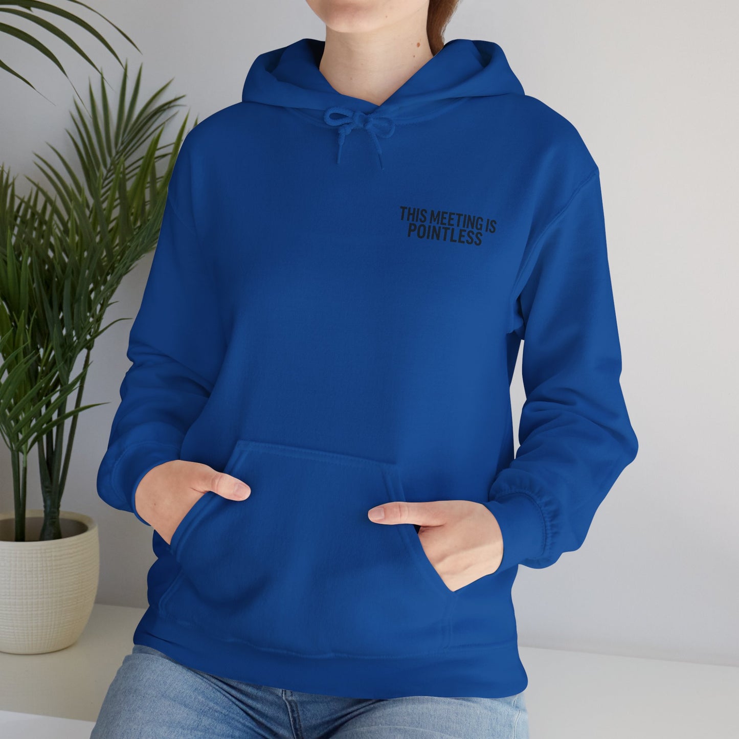This Meeting is Pointless Hoodie, Office Jokes Hoodie