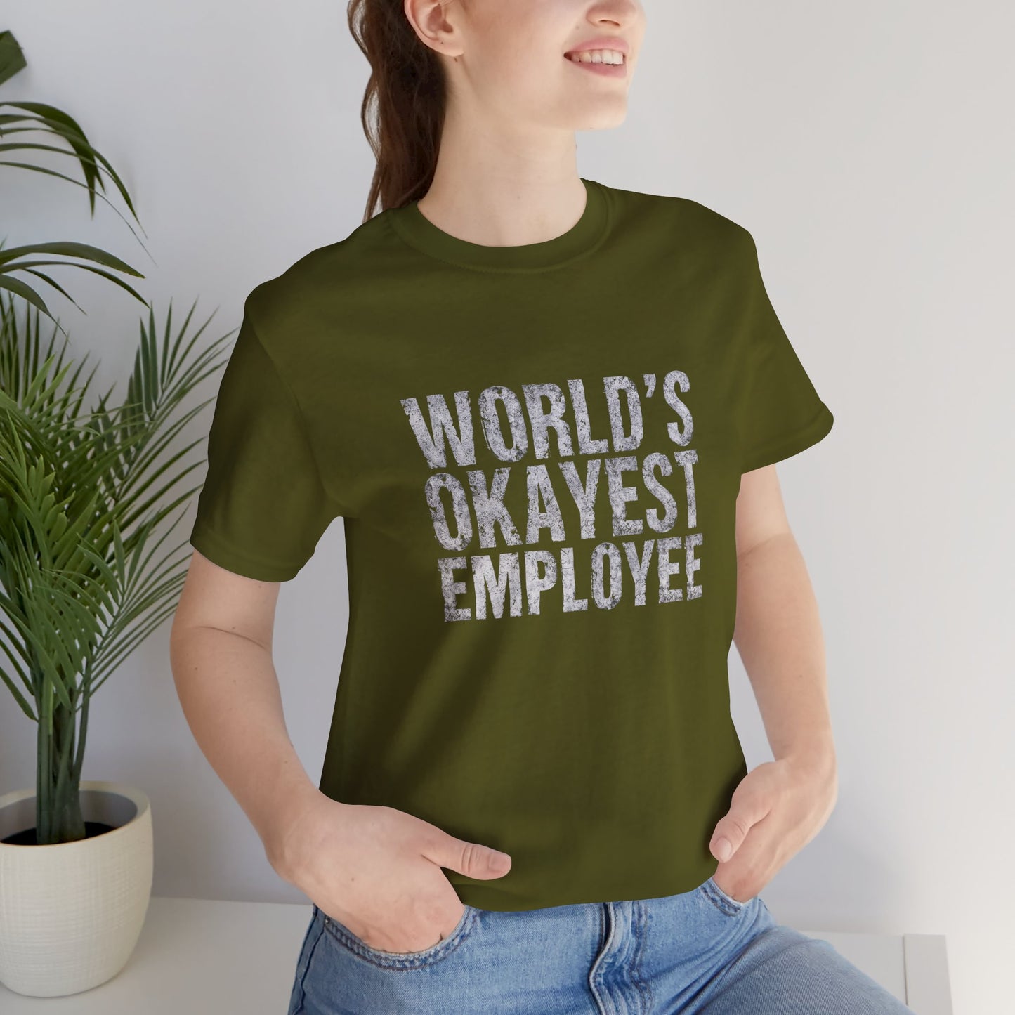 World's Okayest Employee Tee | Funny T-Shirt