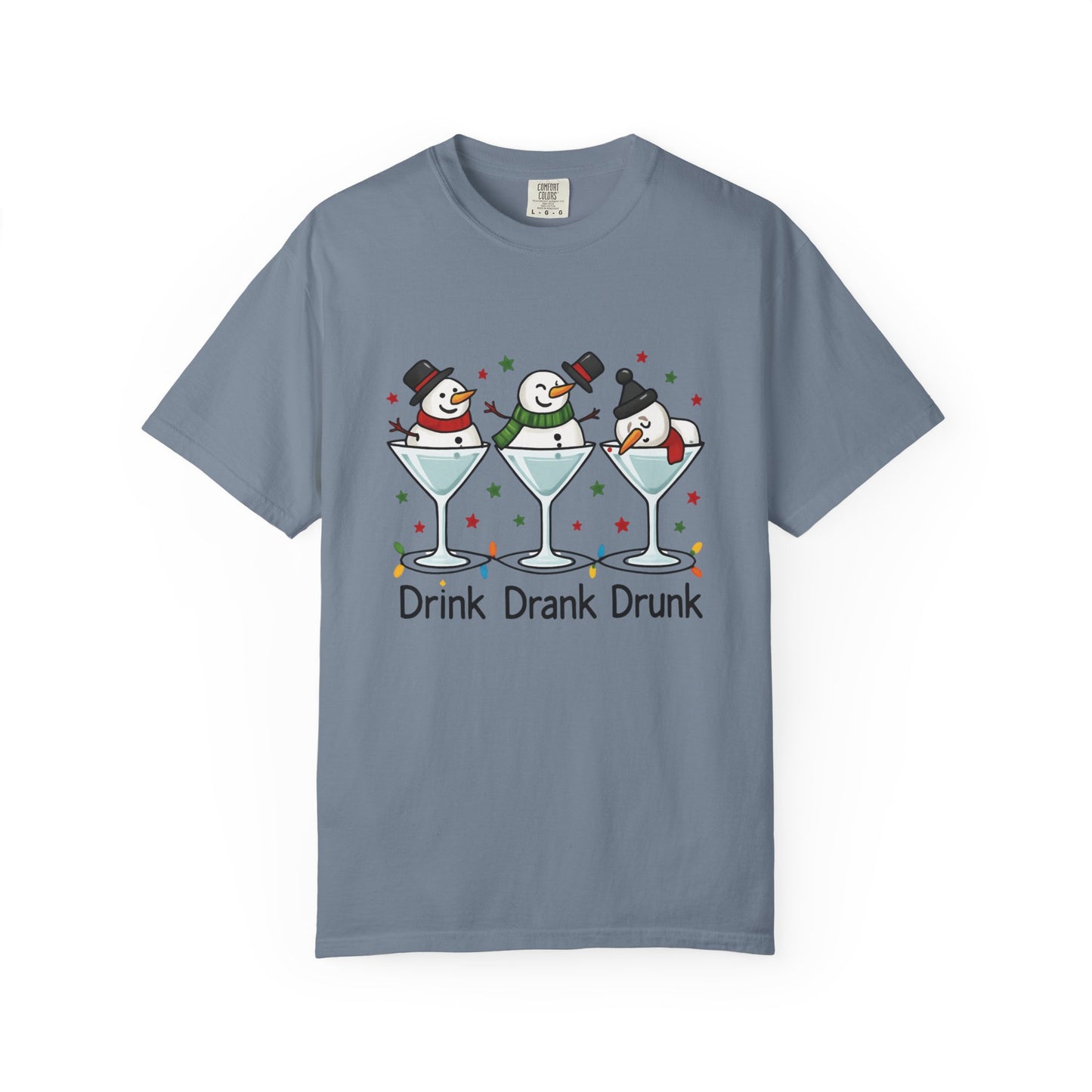 Drink Drank Drunk Holiday T-Shirt