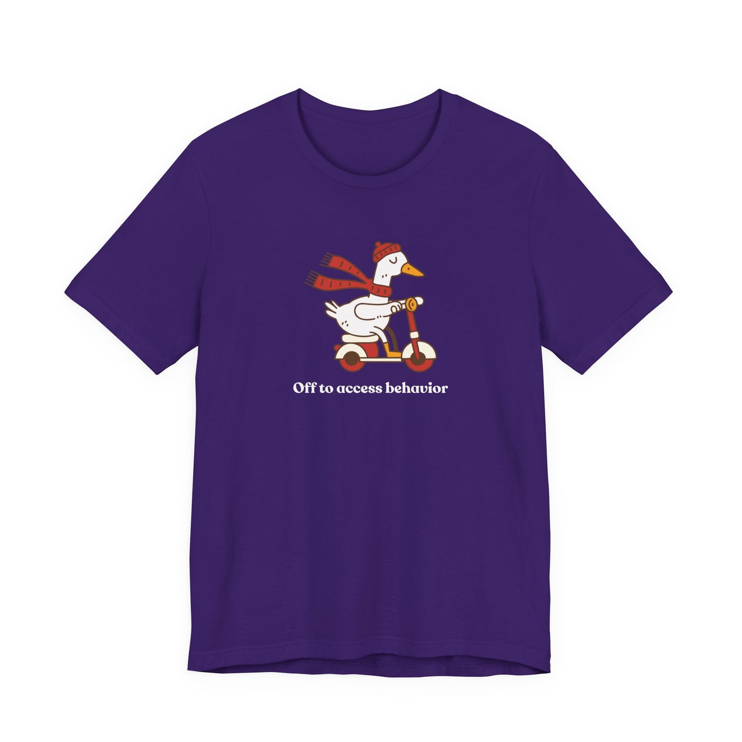 Funny Duck T-Shirt, 'Off to Awesome Behavior' Tee