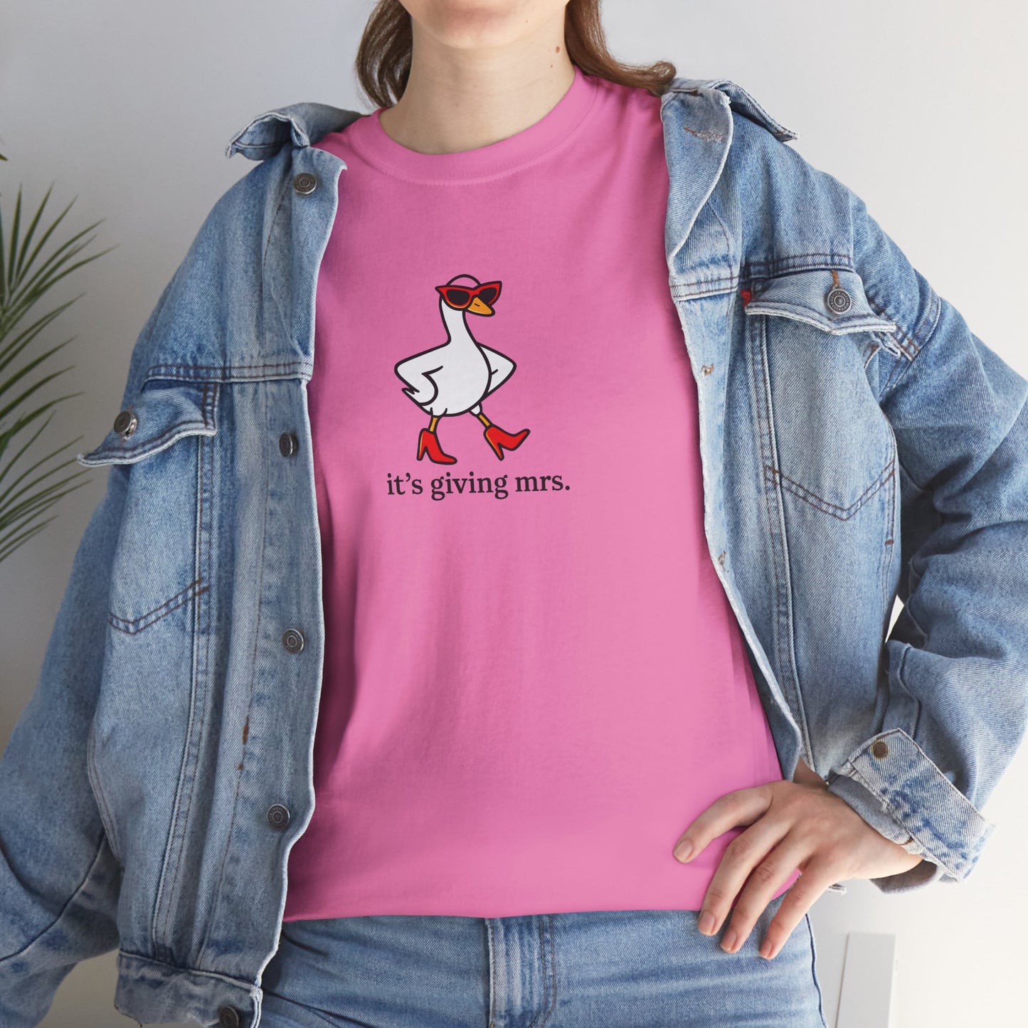 "It's Giving Mrs." Cotton T-Shirt