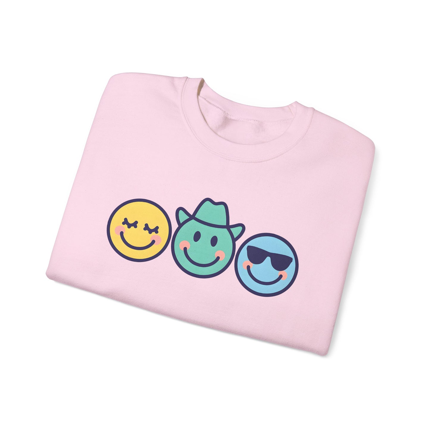 Cheerful Smiley Face Sweatshirt