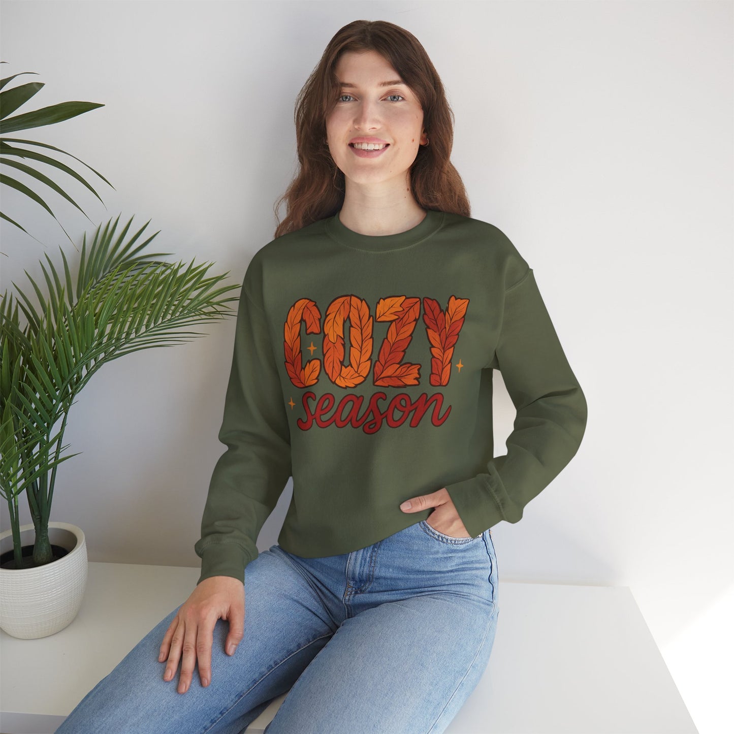 Cozy Fall Season Sweatshirt - Autumn Crewneck