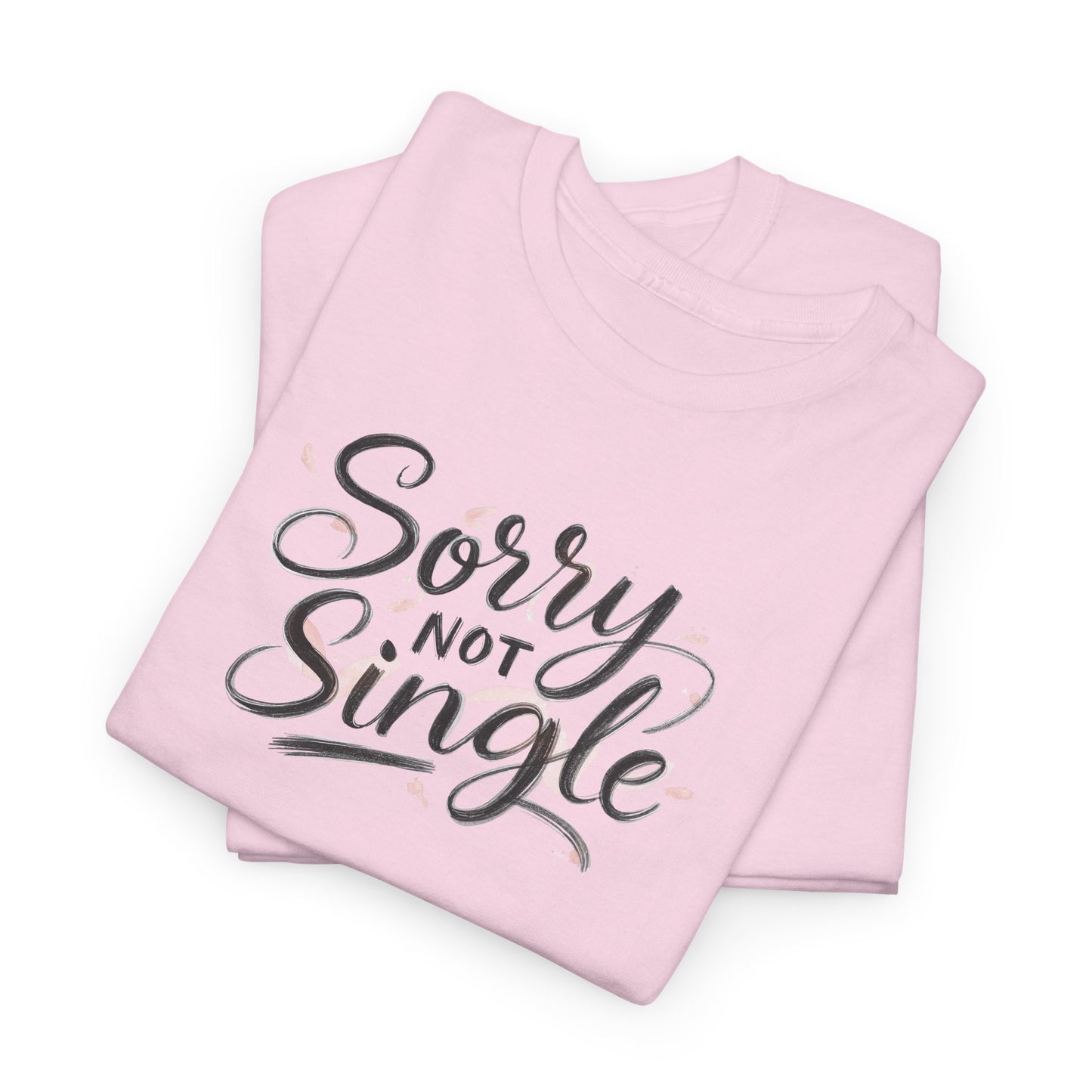 Unisex Heavy Cotton Tee - Sorry Not Single