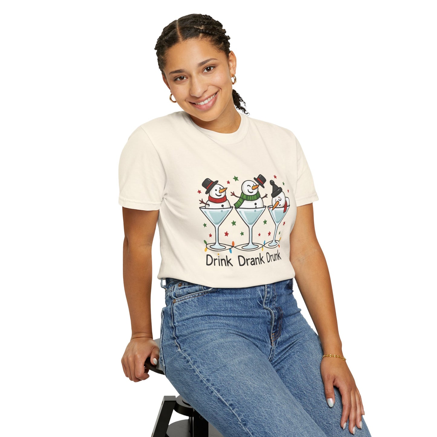 Drink Drank Drunk Holiday T-Shirt