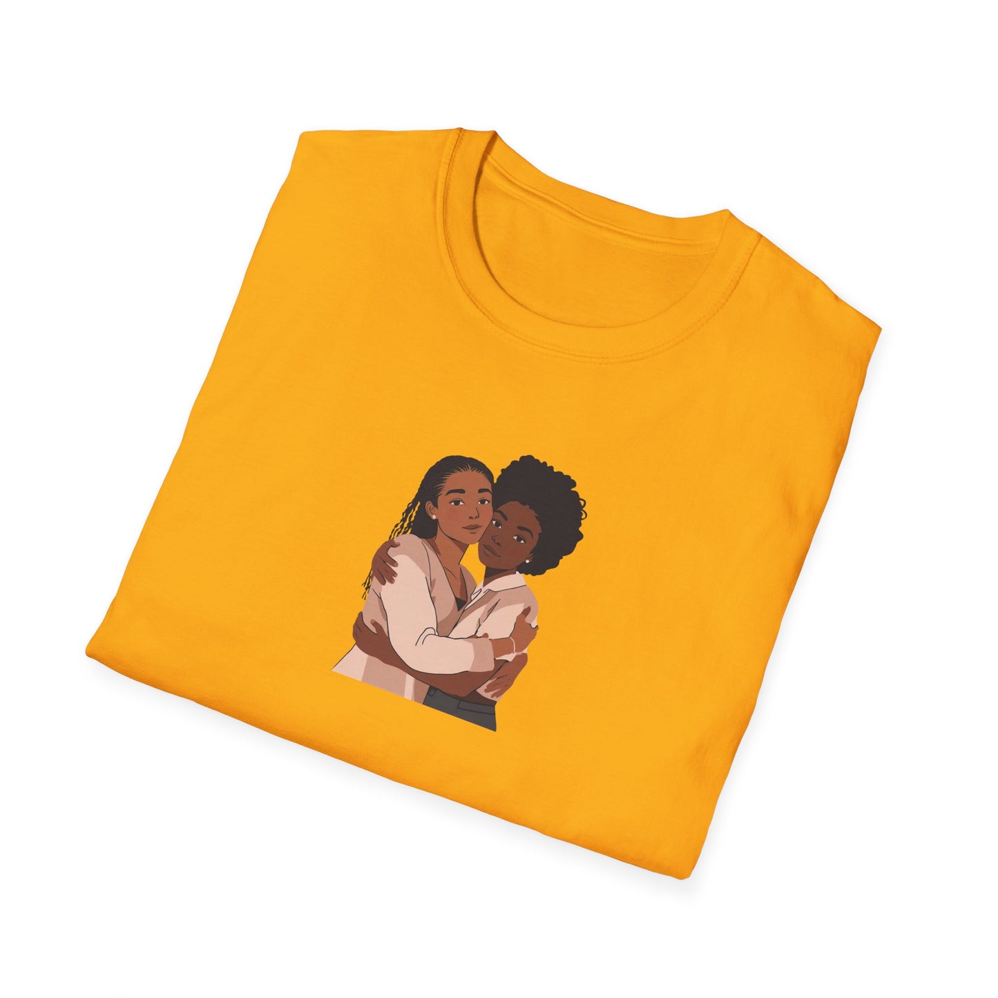 Embrace Love Friendship Tees, Black Sisterhood T-shirt