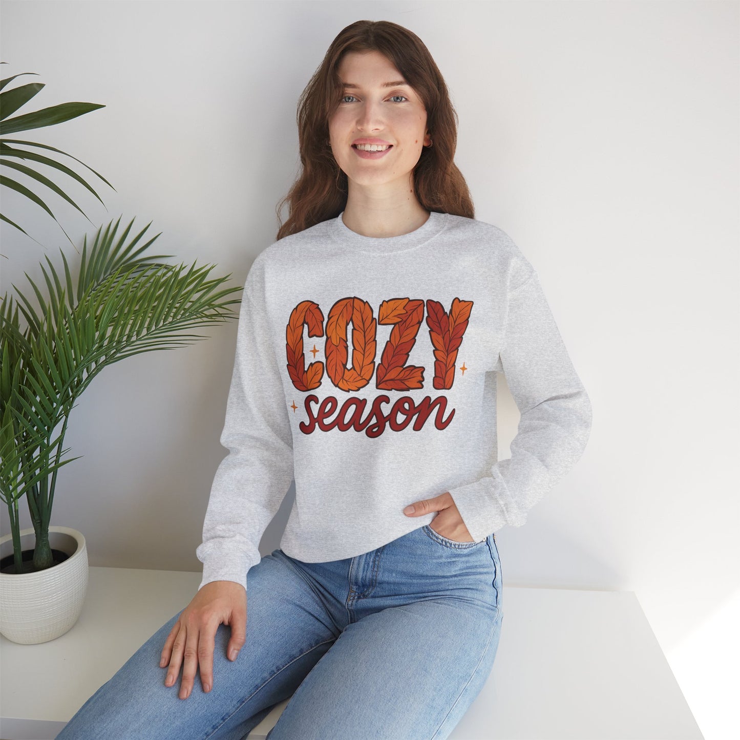 Cozy Fall Season Sweatshirt - Autumn Crewneck