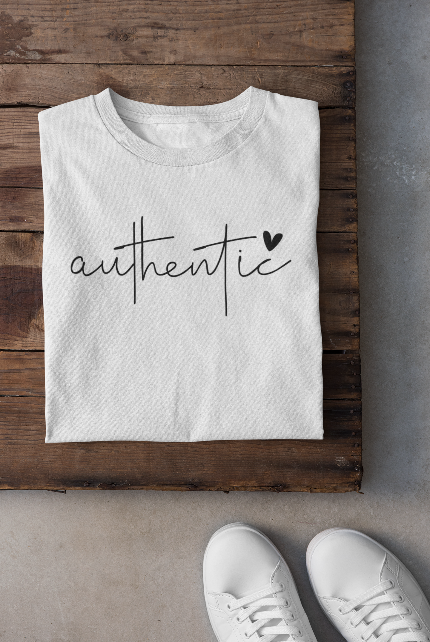 Authentic Love Unisex T-shirt - Soft Garment-Dyed Tee for Everyday Comfort