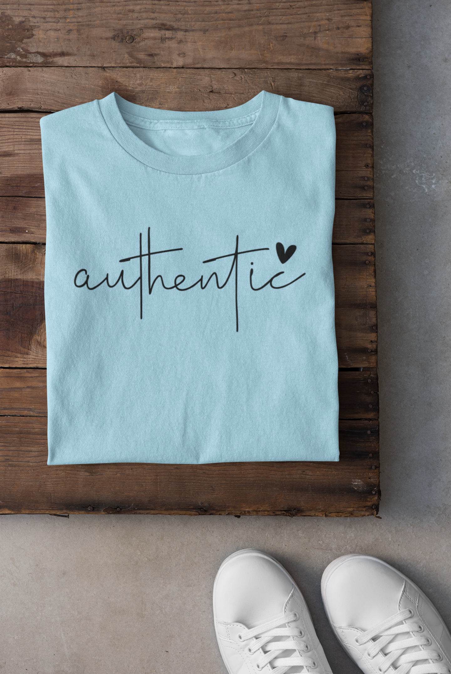 Authentic Love Unisex T-shirt - Soft Garment-Dyed Tee for Everyday Comfort