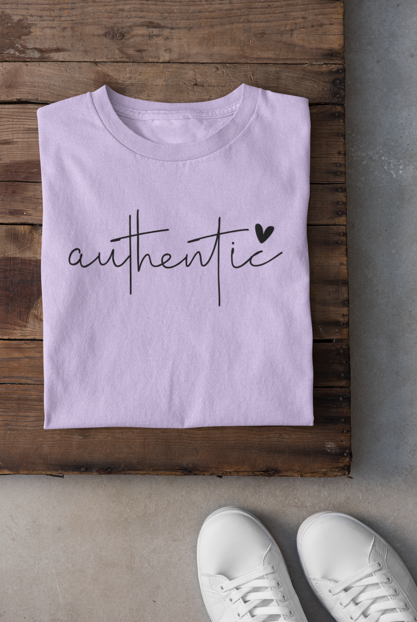 Authentic Love Unisex T-shirt - Soft Garment-Dyed Tee for Everyday Comfort