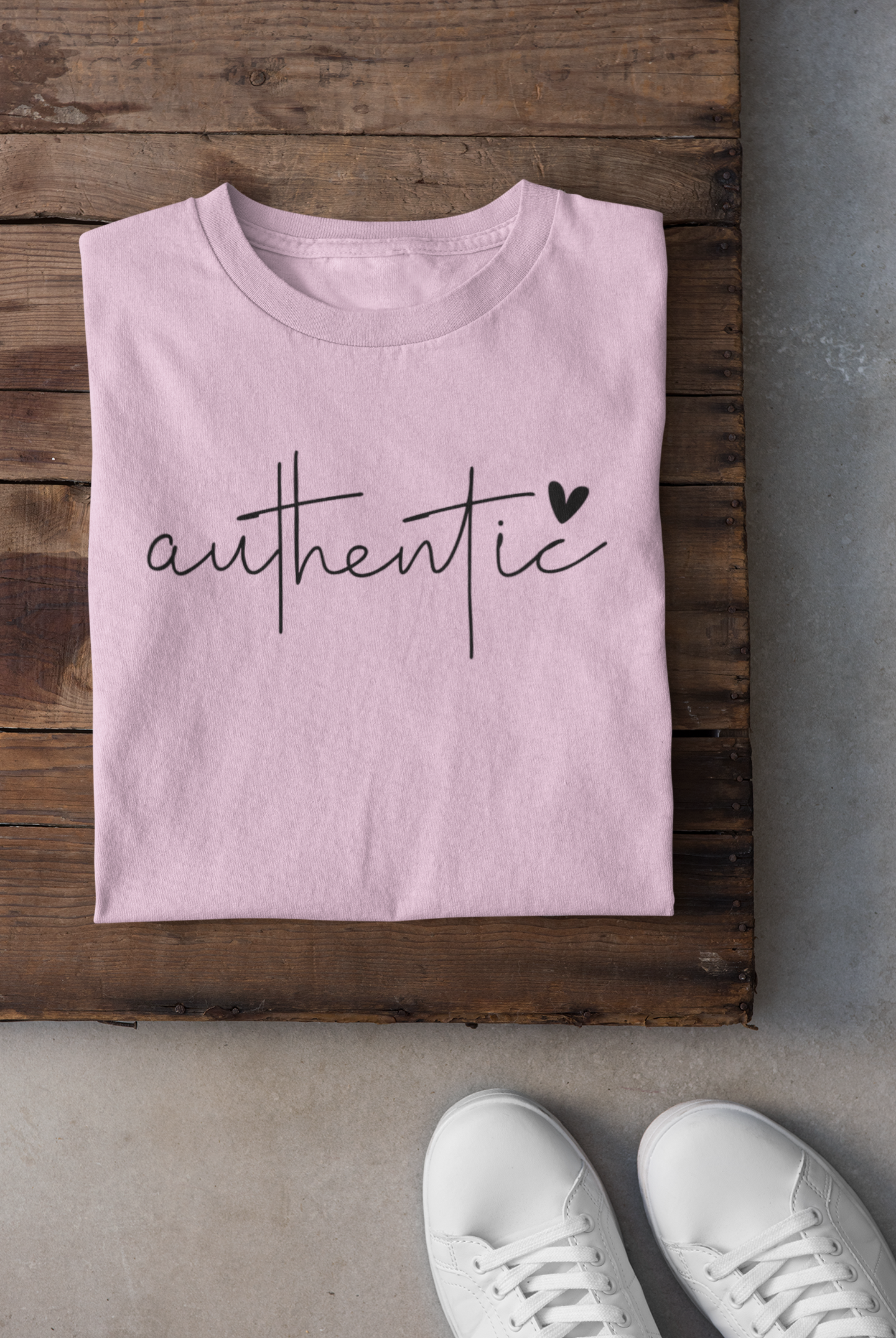 Authentic Love Unisex T-shirt - Soft Garment-Dyed Tee for Everyday Comfort