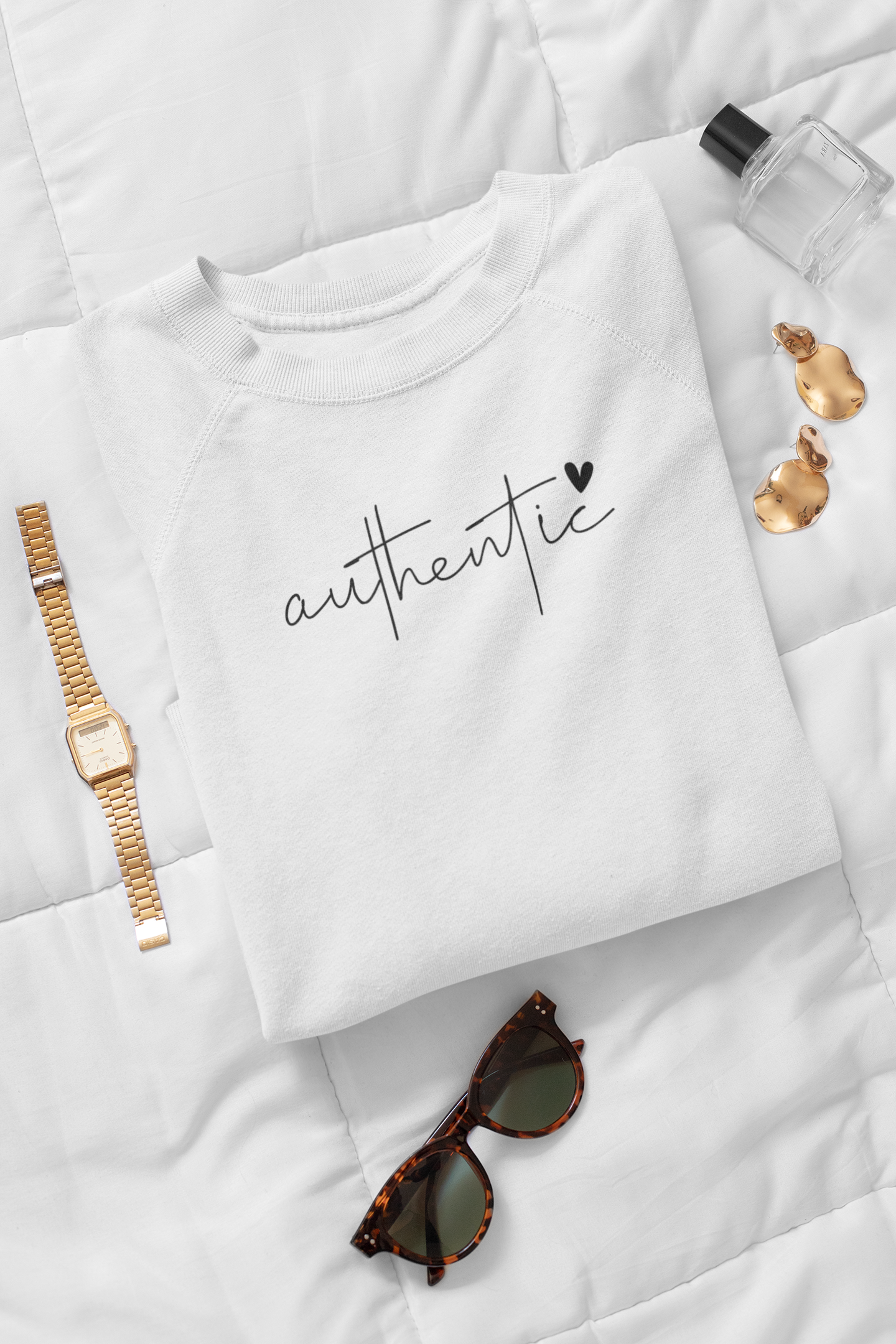 Be Authentic Inspirational Sweathshirt