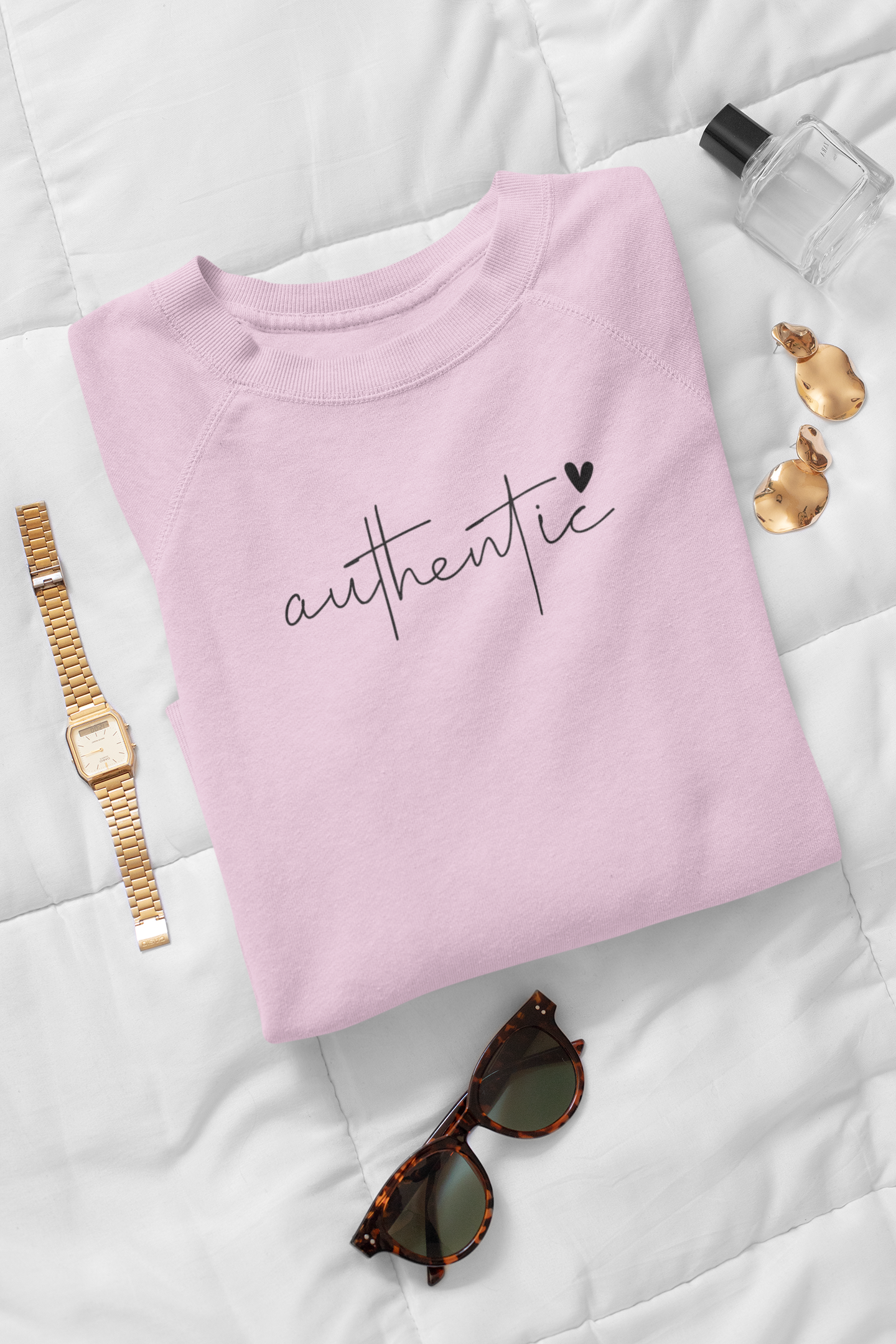 Be Authentic Inspirational Sweathshirt