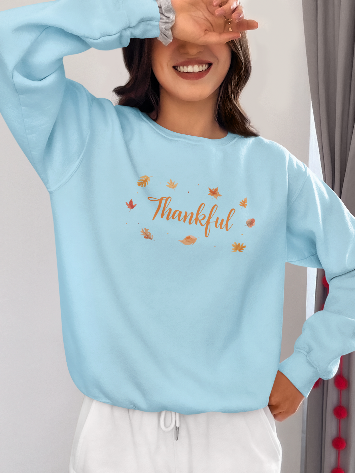 Thankful Crewneck Sweatshirt | Fall Apparel