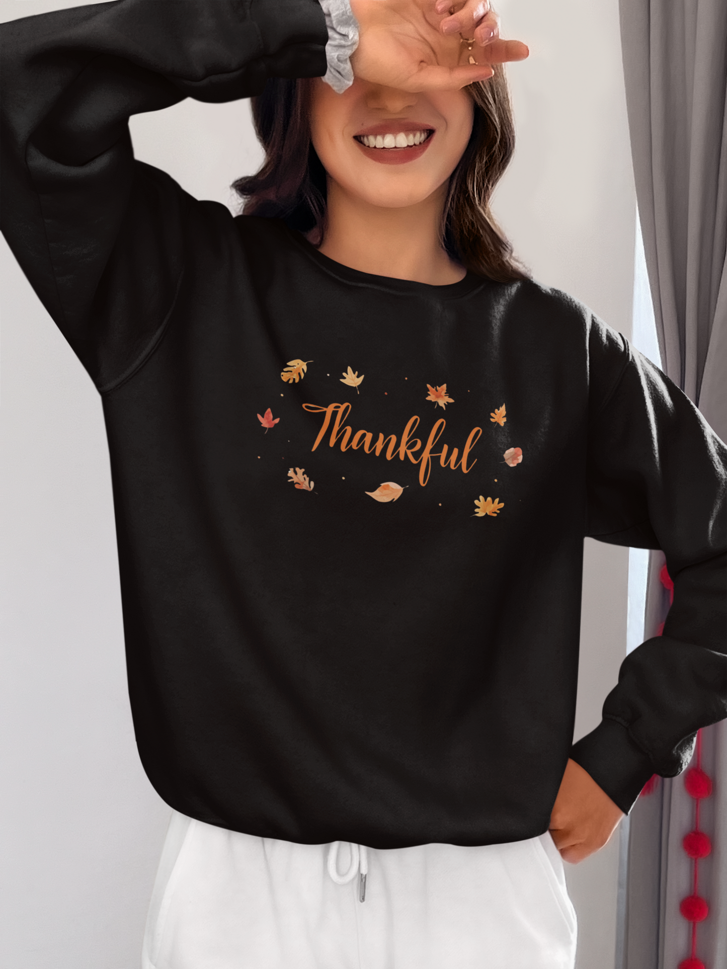 Thankful Crewneck Sweatshirt | Fall Apparel