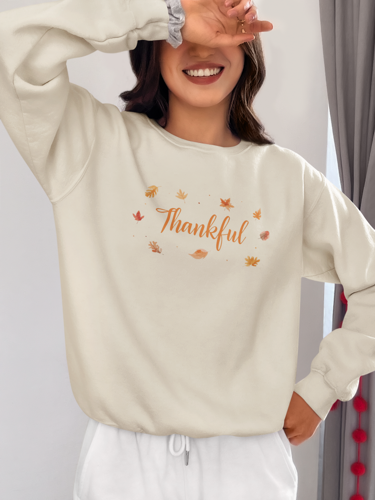 Thankful Crewneck Sweatshirt | Fall Apparel