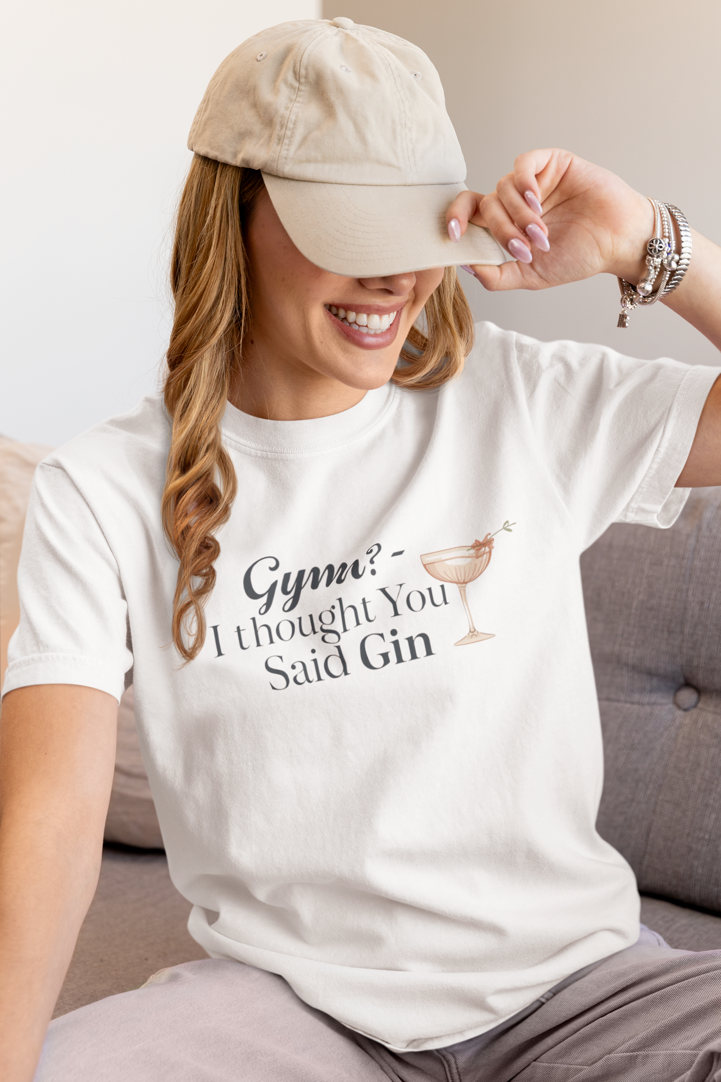 Funny Unisex T-shirt - Gym? I Thought You Said Gin
