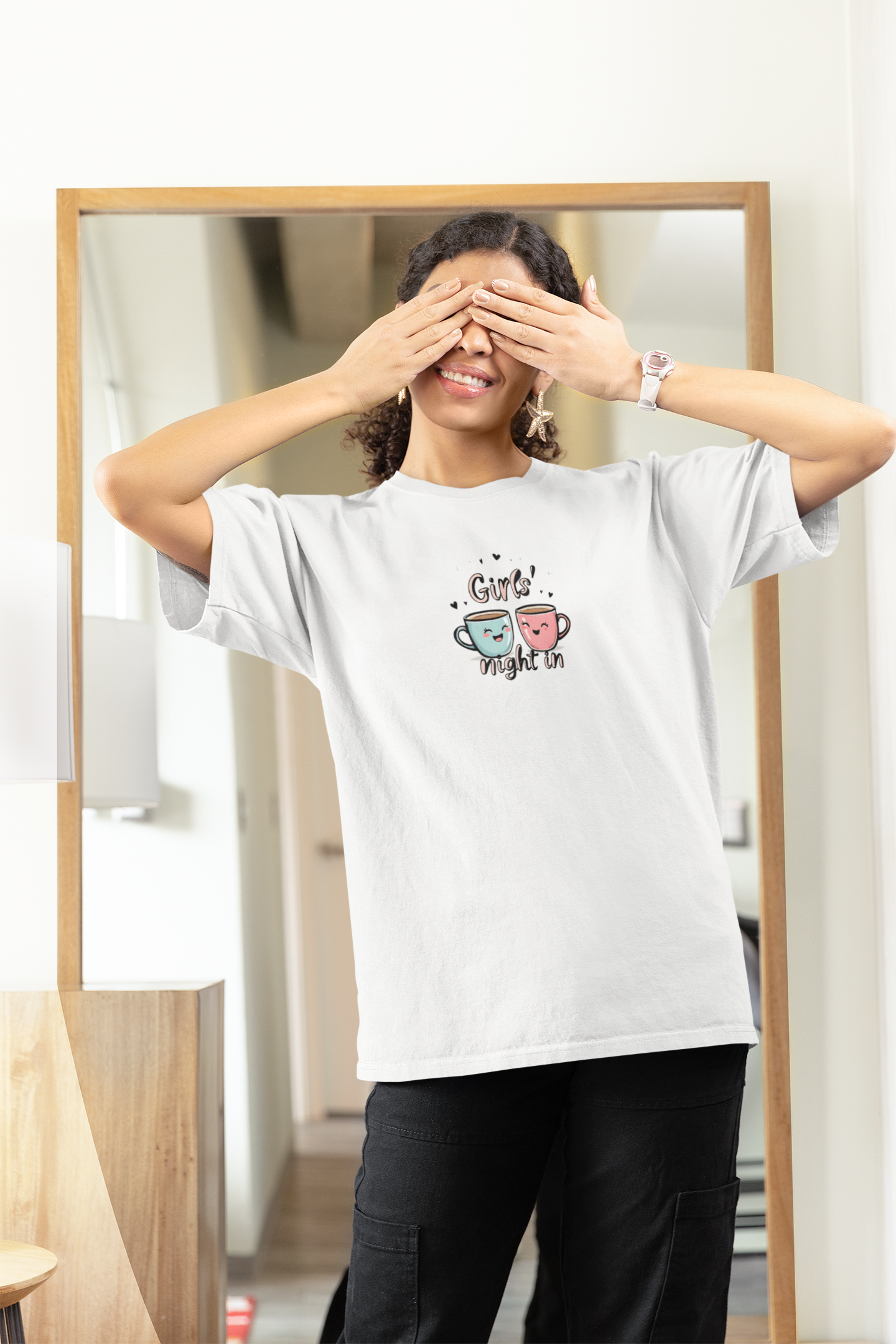 Girls' Night In Cotton T-Shirt