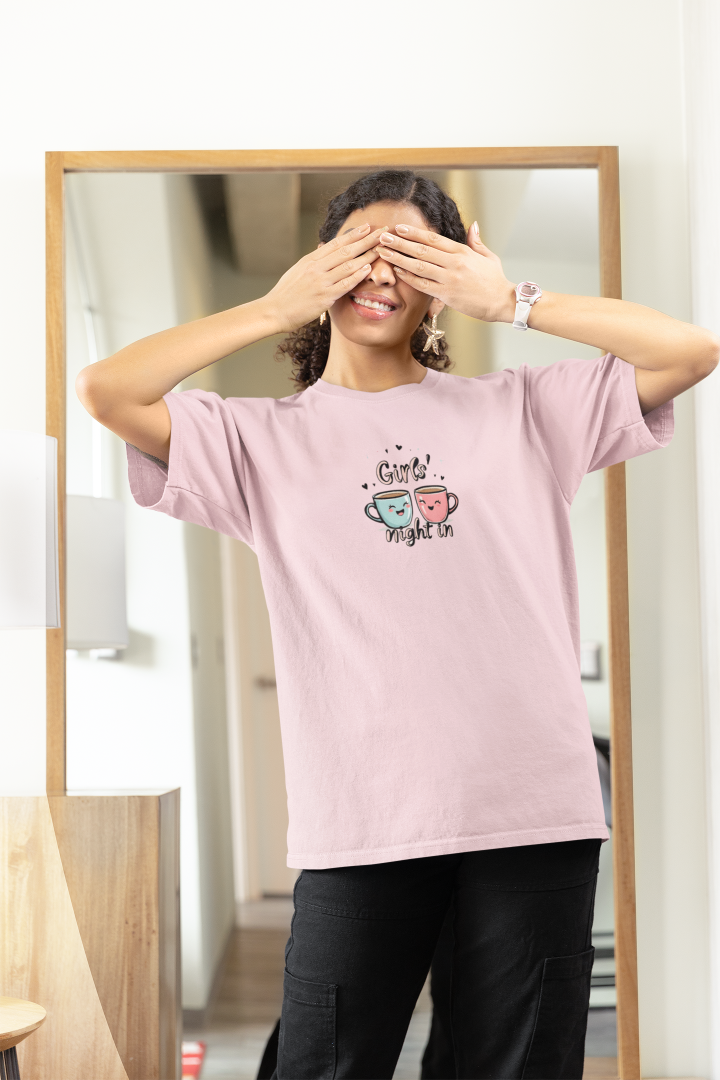 Girls' Night In Cotton T-Shirt