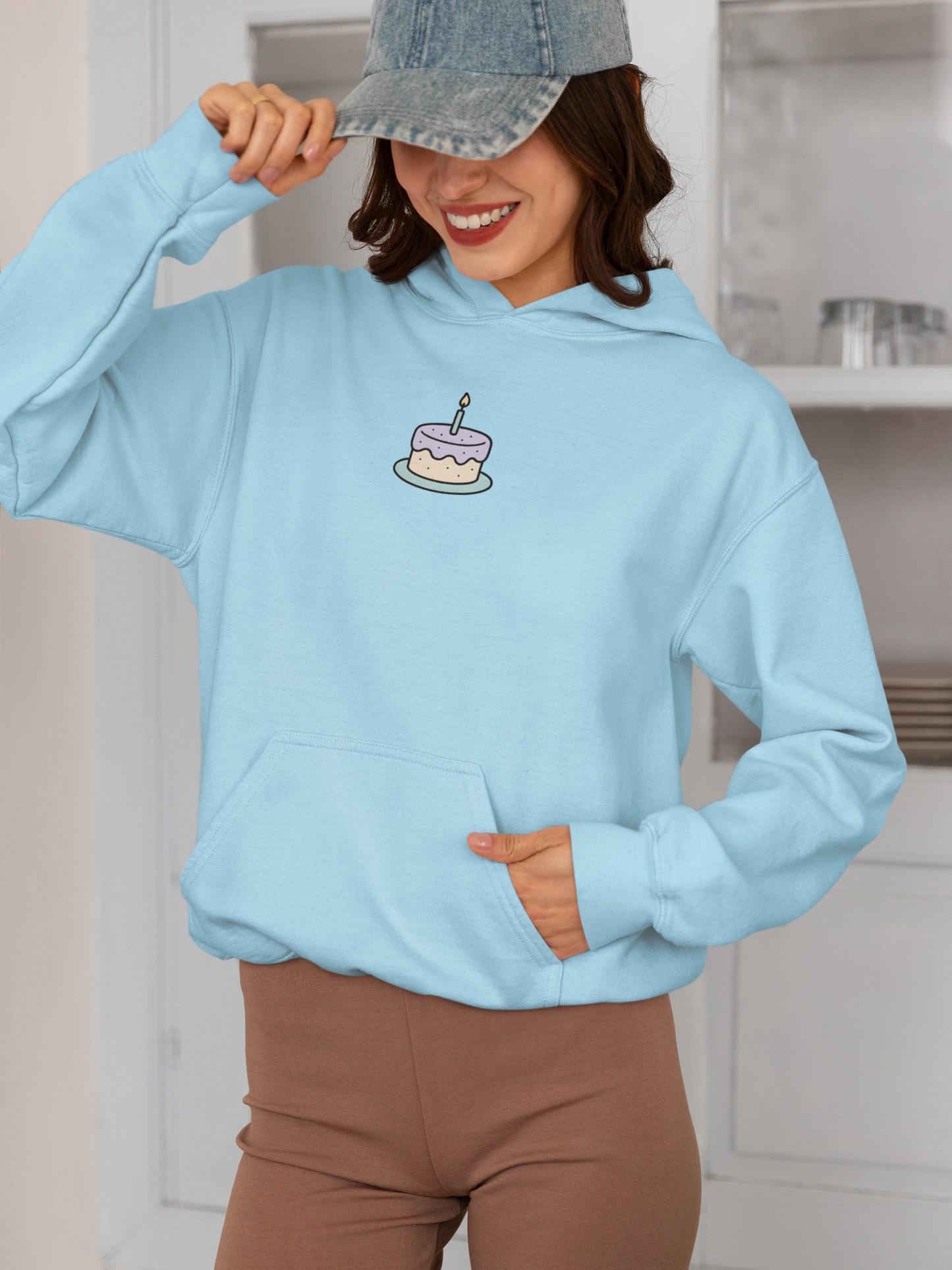 Birthday Cake Hoodie, Cute Gift for Cake Lovers