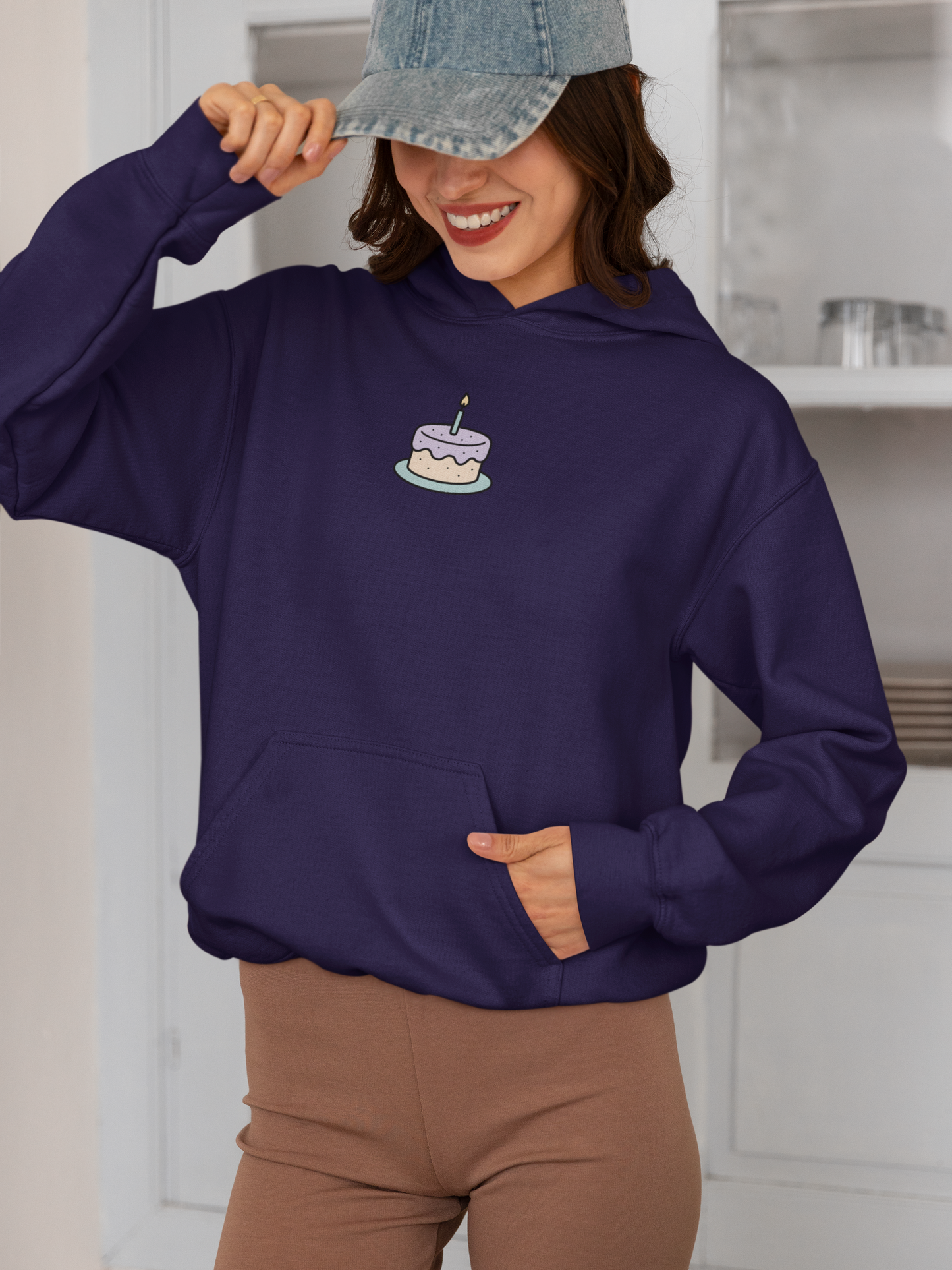 Birthday Cake Hoodie, Cute Gift for Cake Lovers