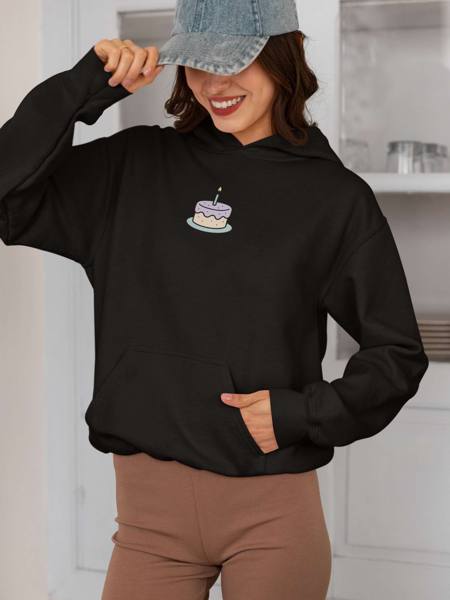 Birthday Cake Hoodie, Cute Gift for Cake Lovers