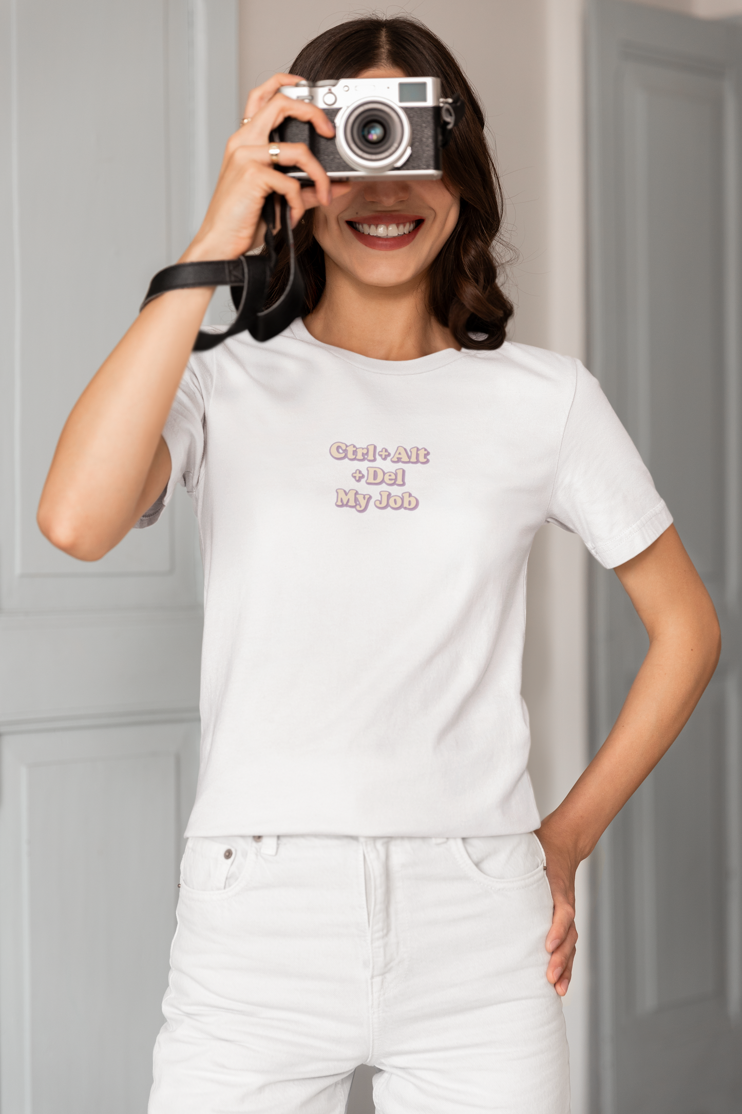 Ctrl + Alt+ Del my Job Funny & Sarcastic Office Tee