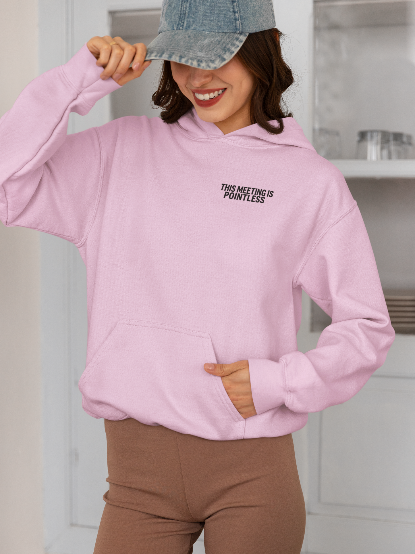 This Meeting is Pointless Hoodie, Office Jokes Hoodie