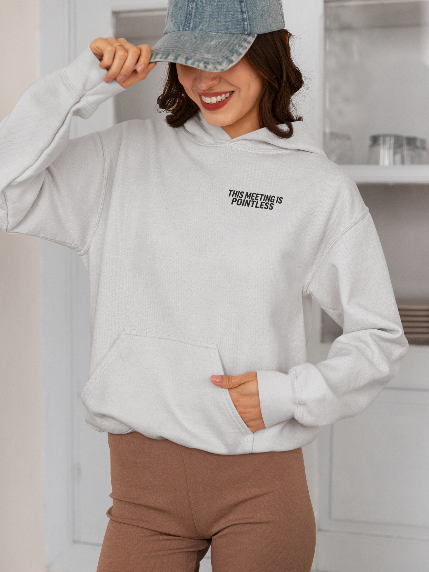 This Meeting is Pointless Hoodie, Office Jokes Hoodie