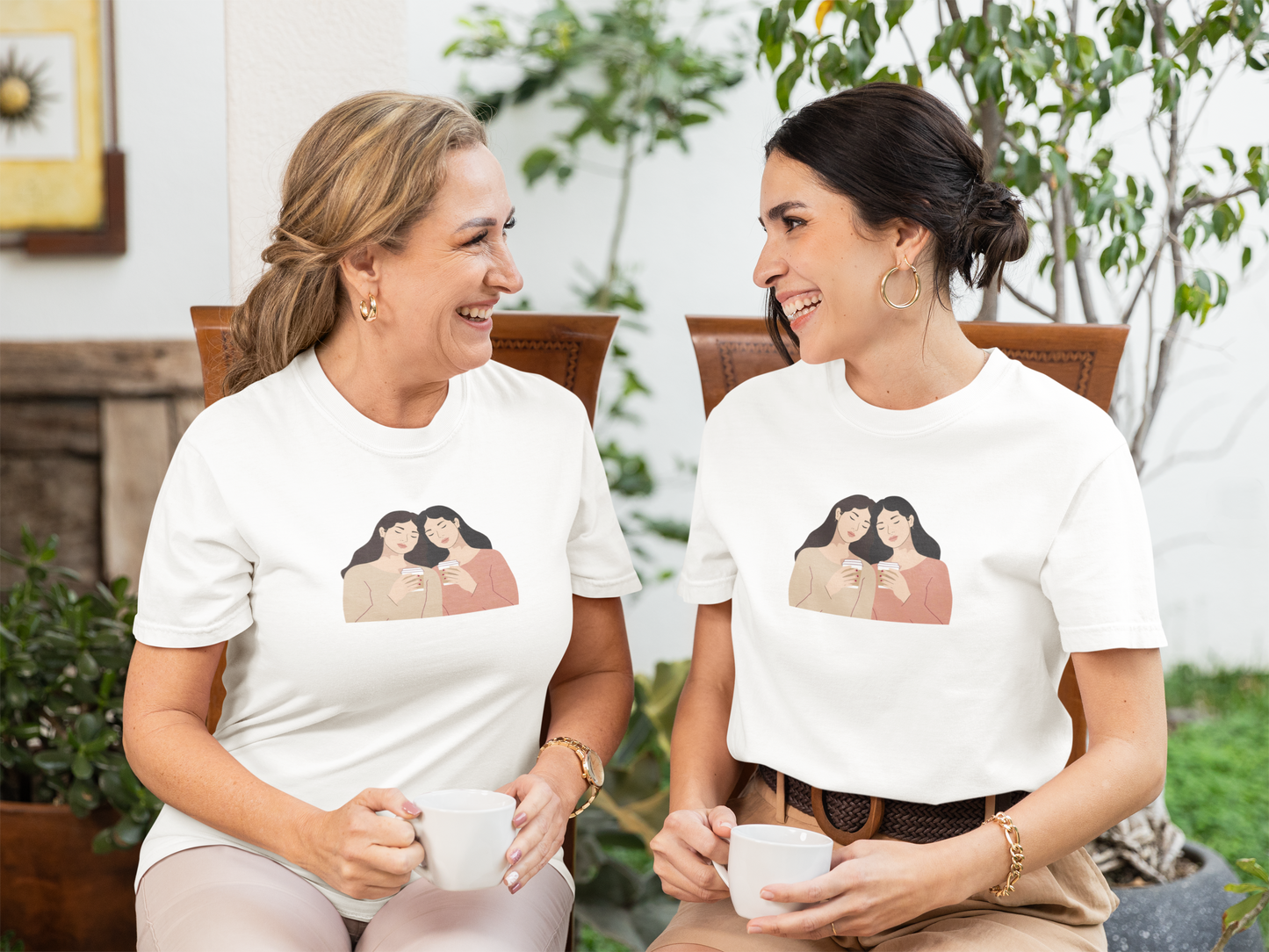 Sisterhood Graphic Tee, Cute Friendship Gift