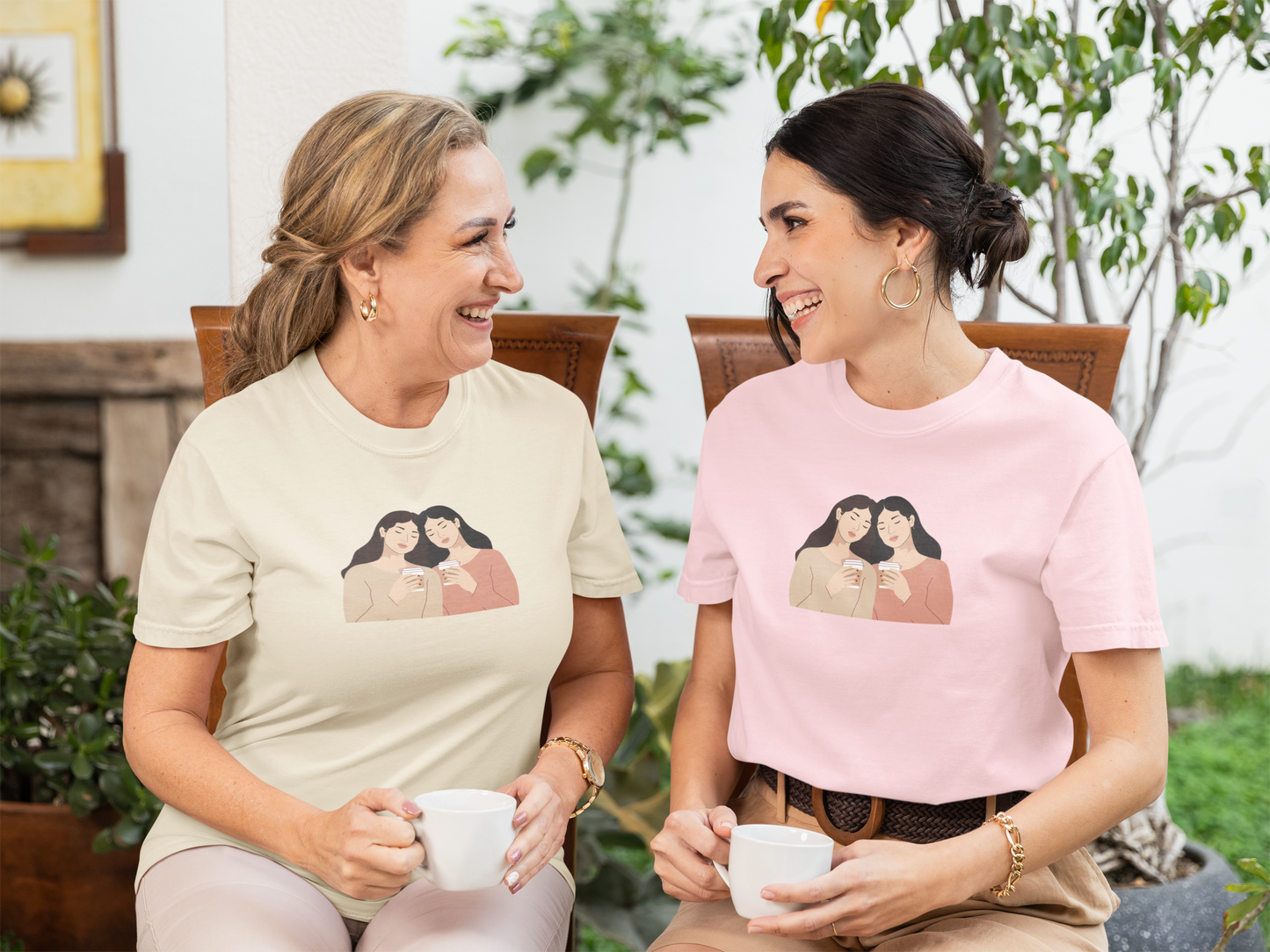 Sisterhood Graphic Tee, Cute Friendship Gift