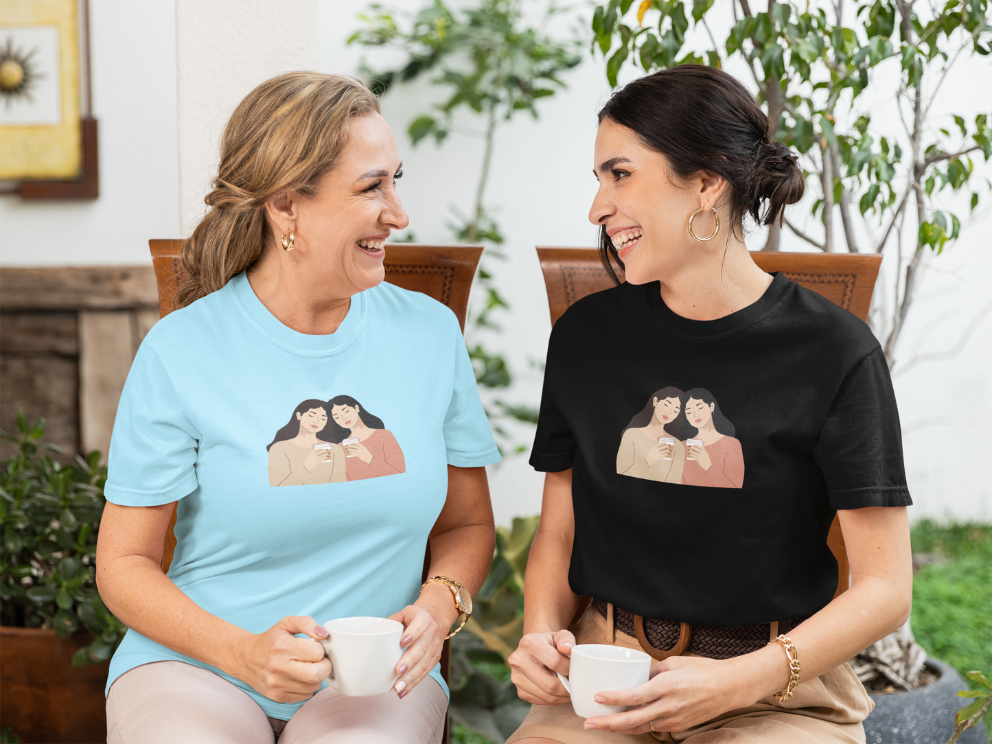 Sisterhood Graphic Tee, Cute Friendship Gift