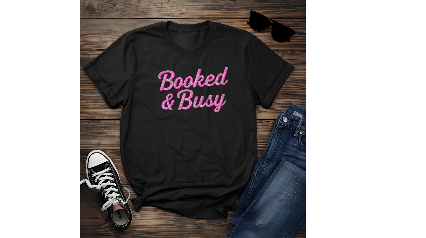 Booked & Busy Garment-Dyed T-Shirt, Entrepreneur Tee