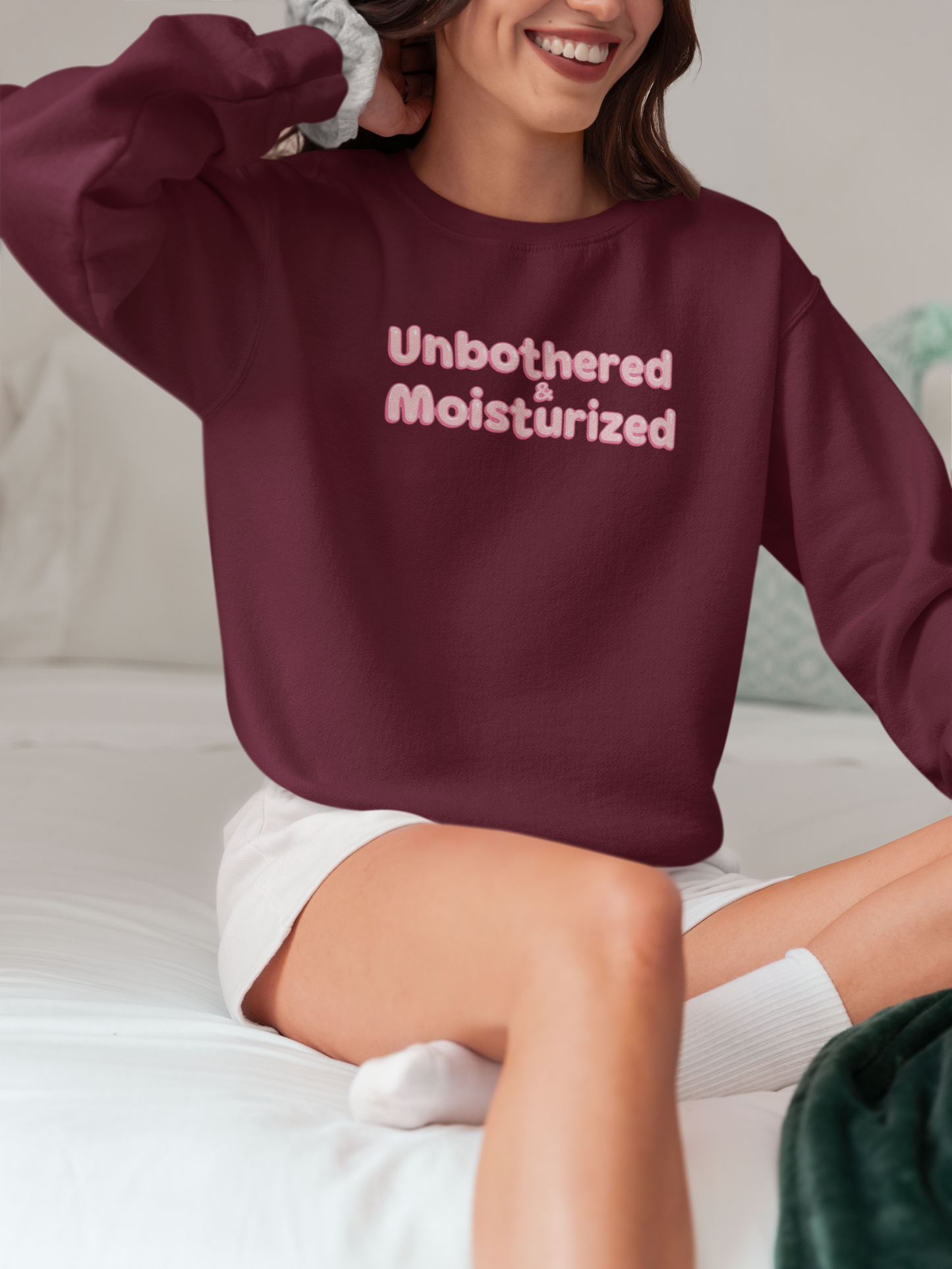 Unbothered & Moisturized Crewneck Sweatshirt