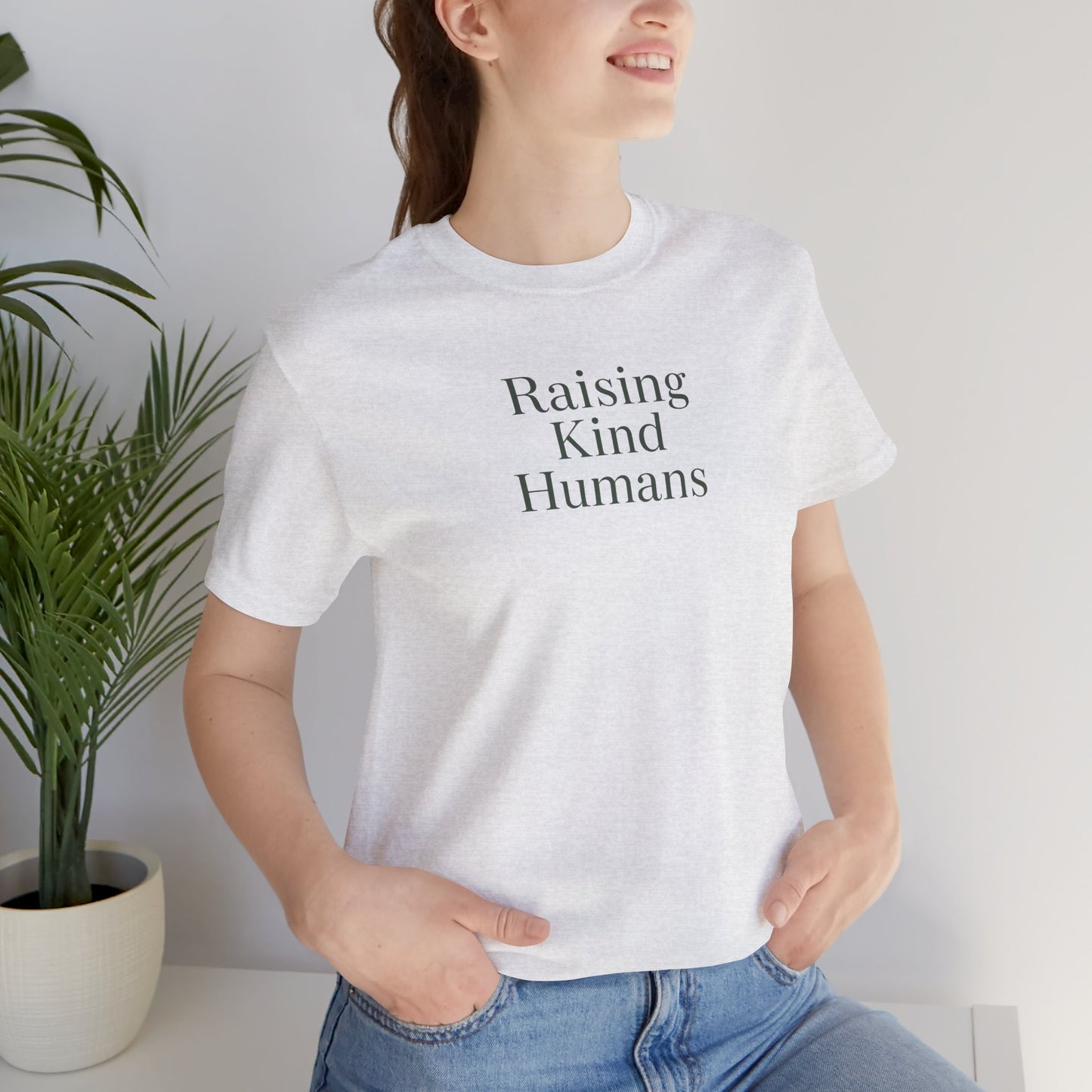Raising Kind Humans Tee, Gift for Parents, Mom T-shirt