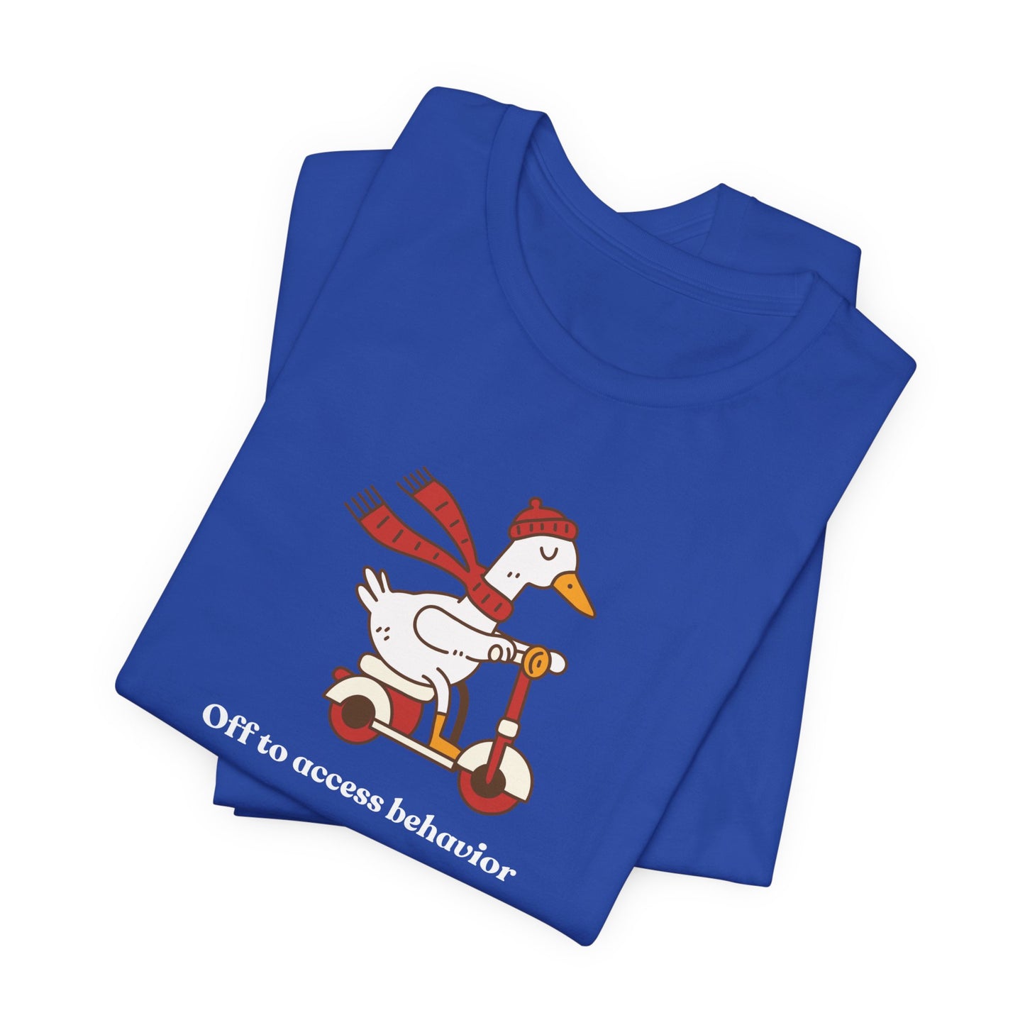 Funny Duck T-Shirt, 'Off to Awesome Behavior' Tee