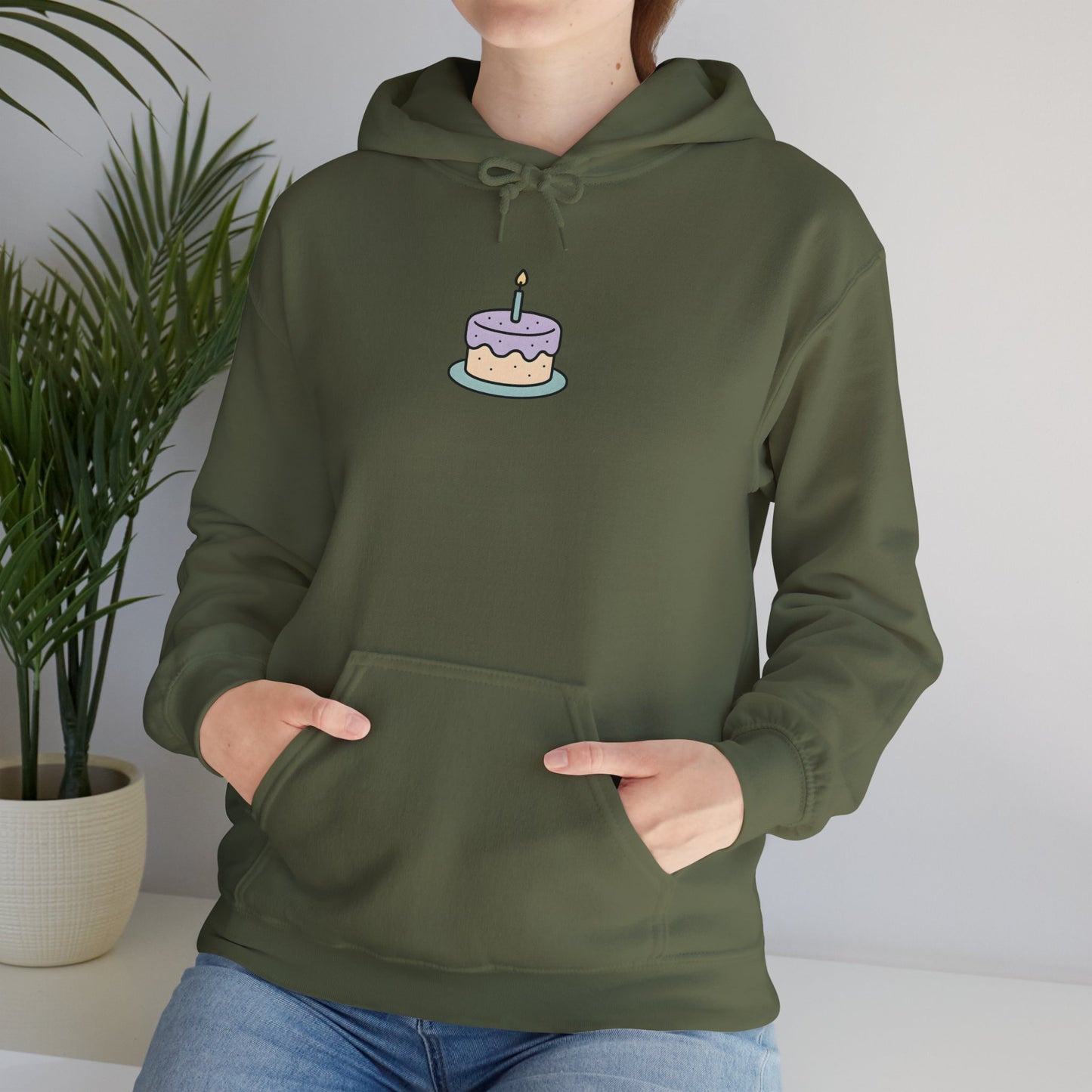 Birthday Cake Hoodie, Cute Gift for Cake Lovers