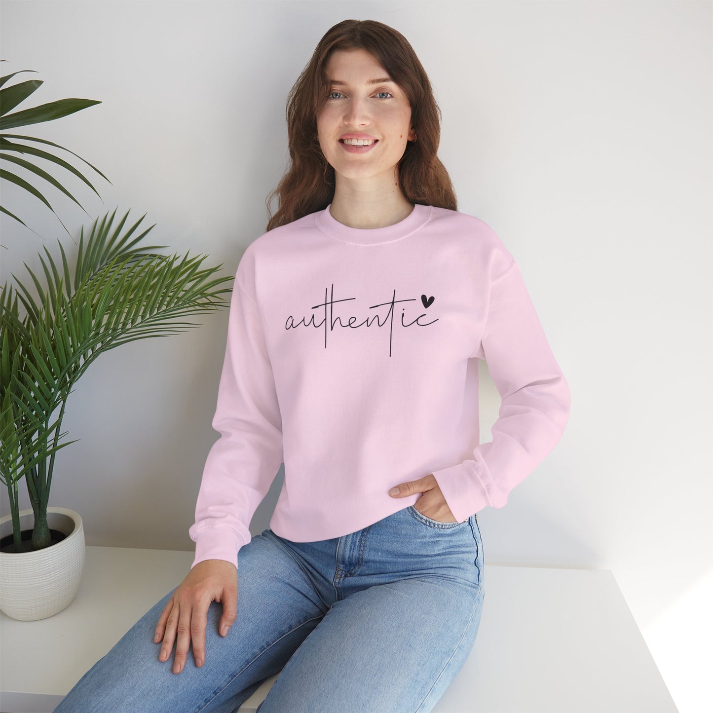 Be Authentic Inspirational Sweathshirt
