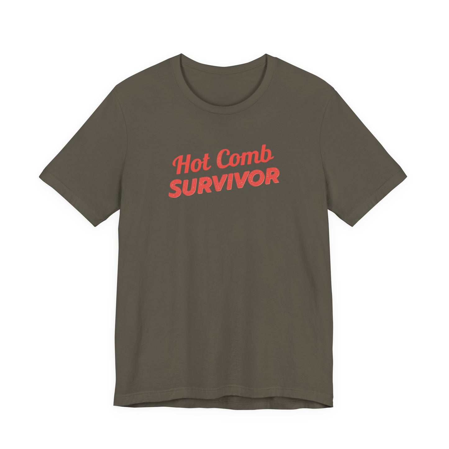 Hot Comb Survivor Tee, Hair Care Humor Gift