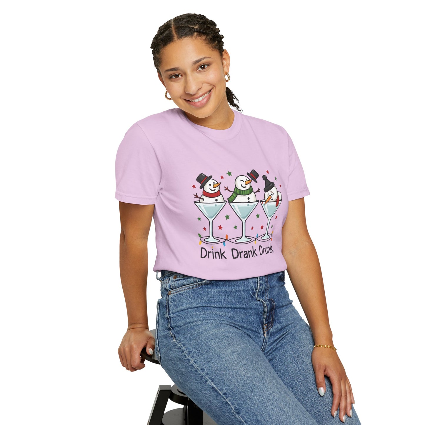 Drink Drank Drunk Holiday T-Shirt