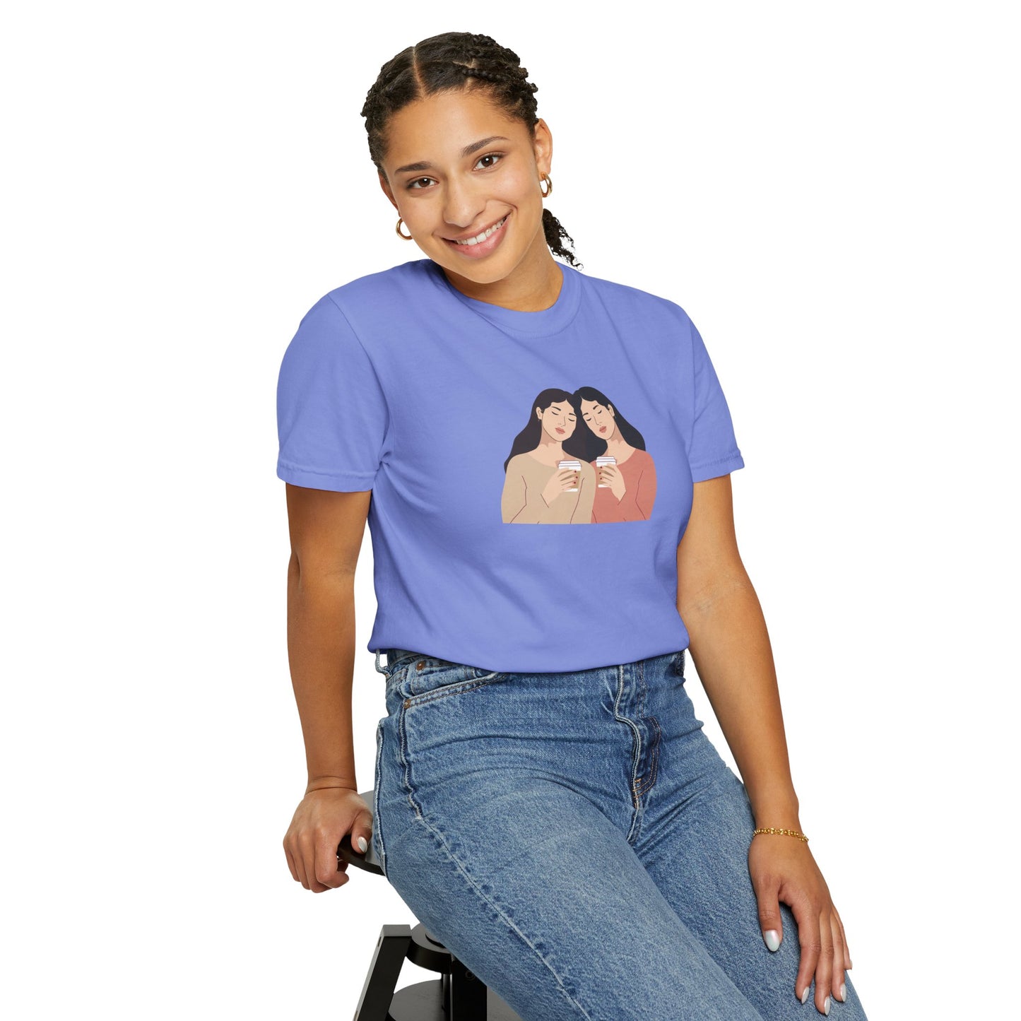 Sisterhood Graphic Tee, Cute Friendship Gift