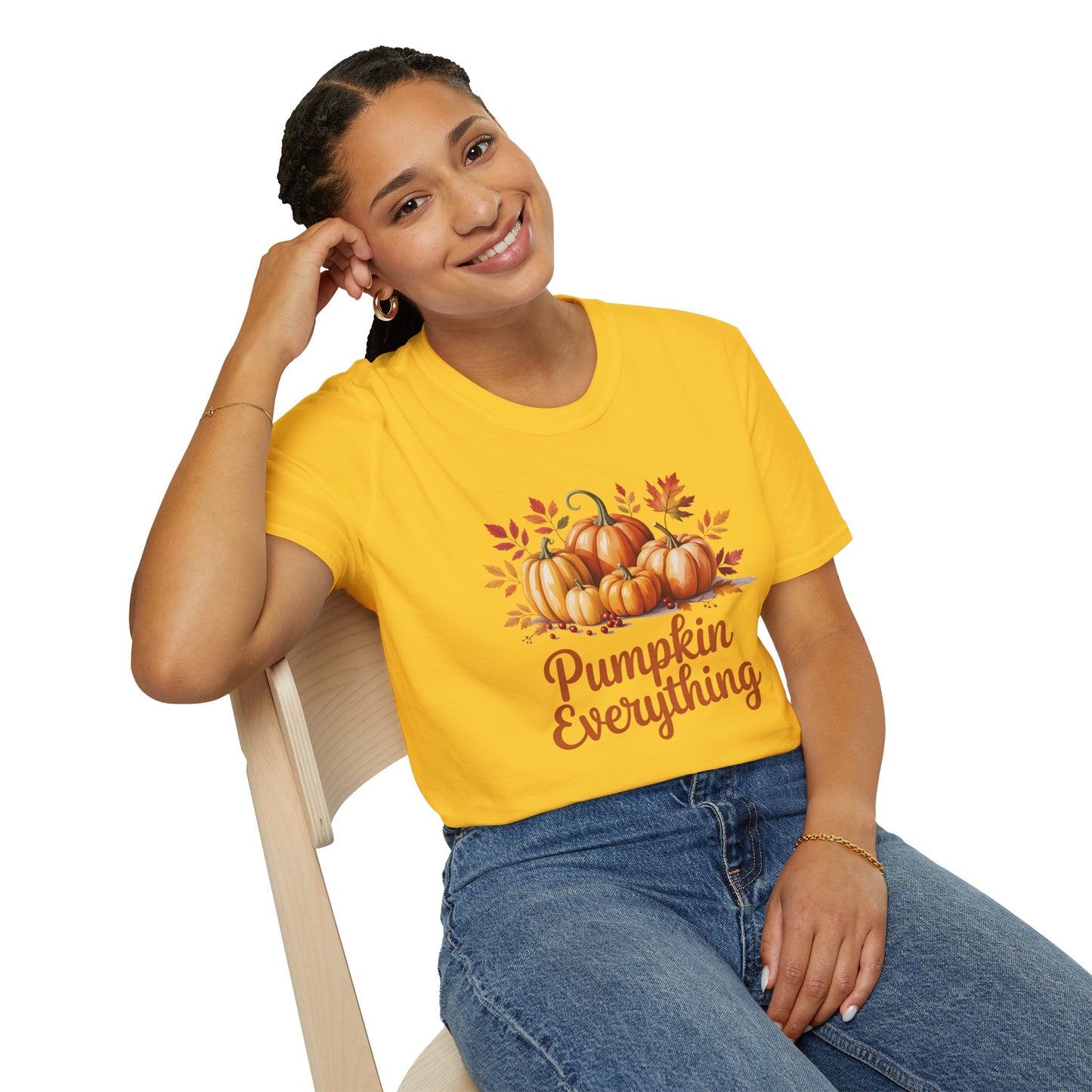 Autumn Pumpkin Everything T-Shirt | Cozy Graphic Tee for Fall