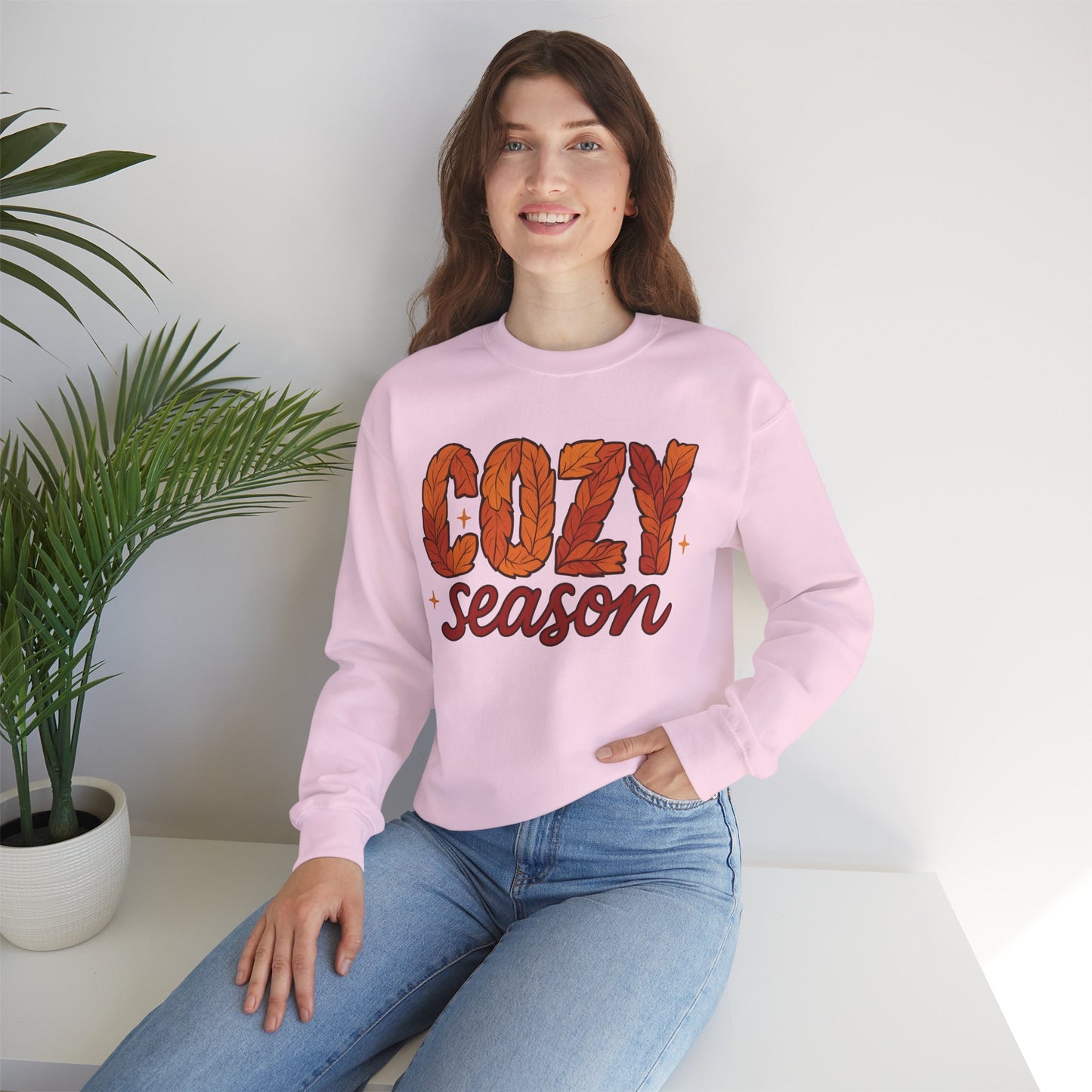 Cozy Fall Season Sweatshirt - Autumn Crewneck