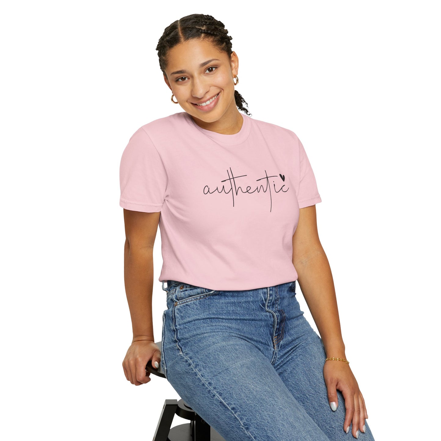 Authentic Love Unisex T-shirt - Soft Garment-Dyed Tee for Everyday Comfort