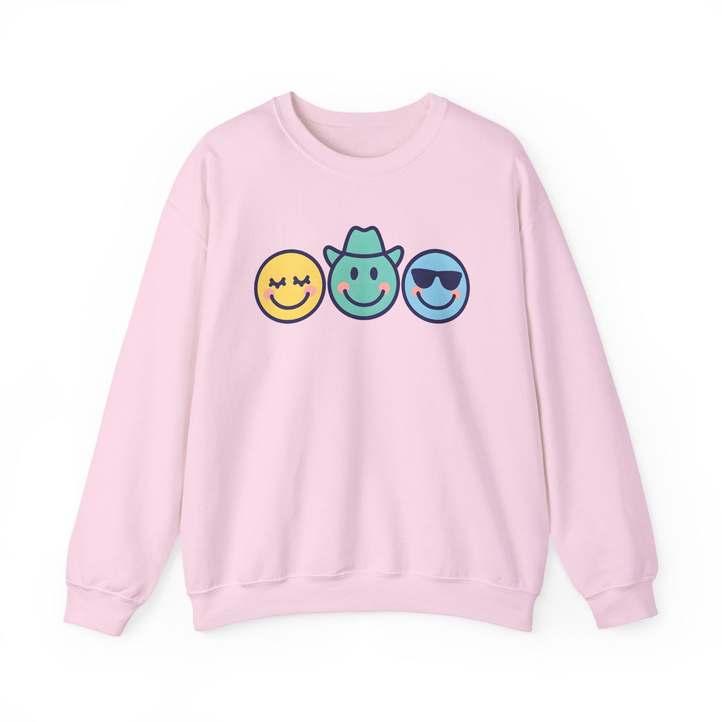 Cheerful Smiley Face Sweatshirt